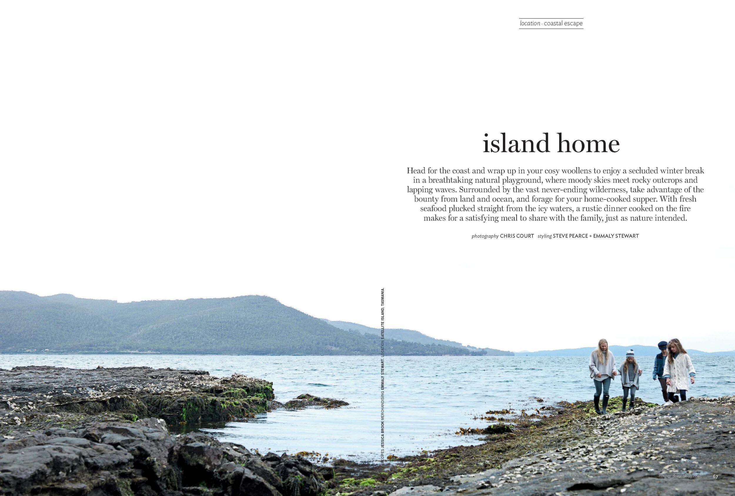 Tasmanian location shoot