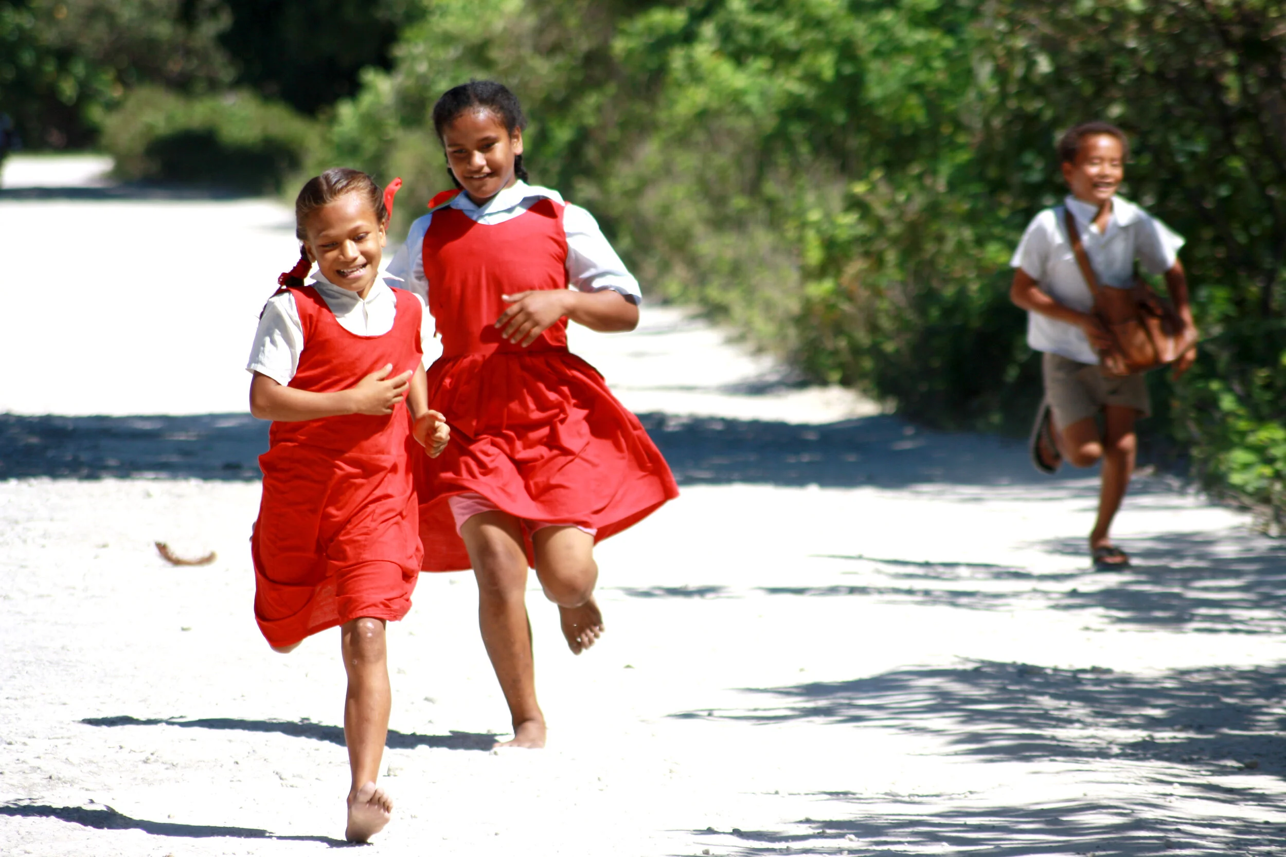 School girls running.JPG