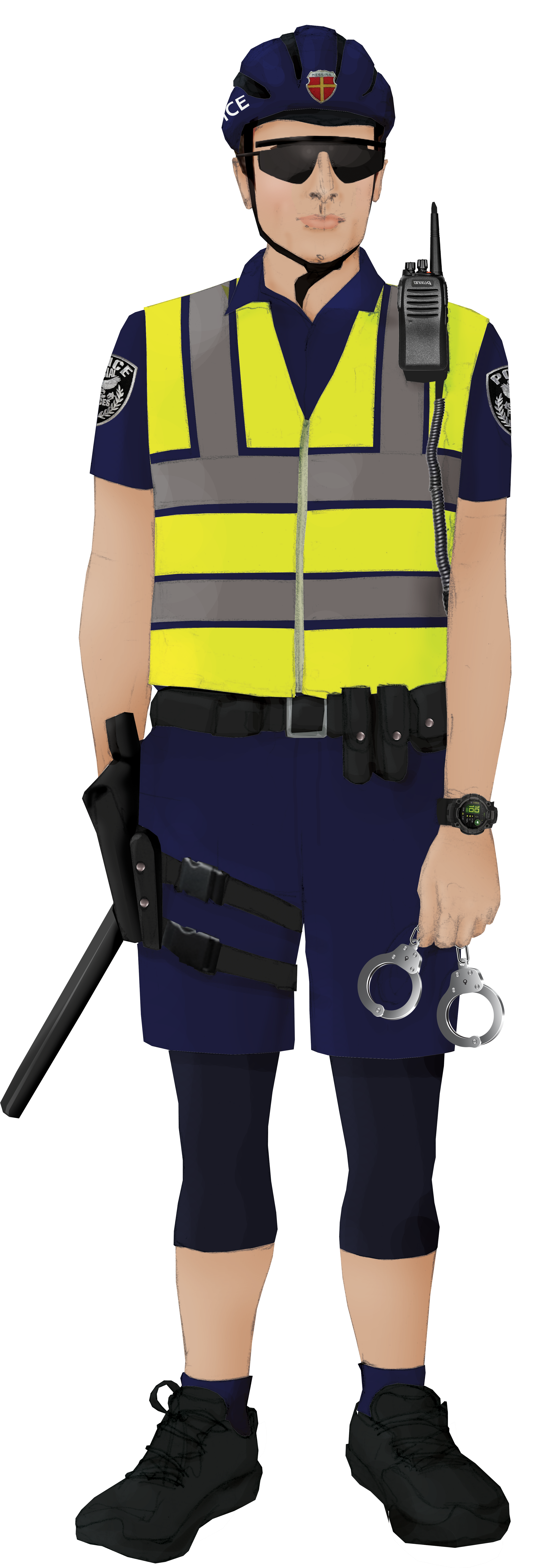 Fayssal riding cop.png