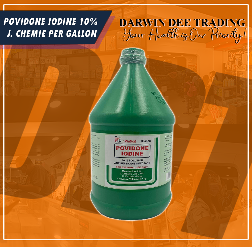 POVIDONE IODINE 10% J. CHEMIE PER GALLON — Darwin Dee Trading