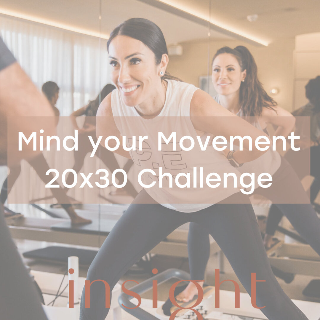 Our Mind your Movement 20x30 Challenge is now OPEN for your registration! 🦋 In this challenge we want to bring to the forefront the positive benefits movement and meditation have on our minds as well as our bodies. ​​​​​​​​
 ​​​​​​​​
During the wint