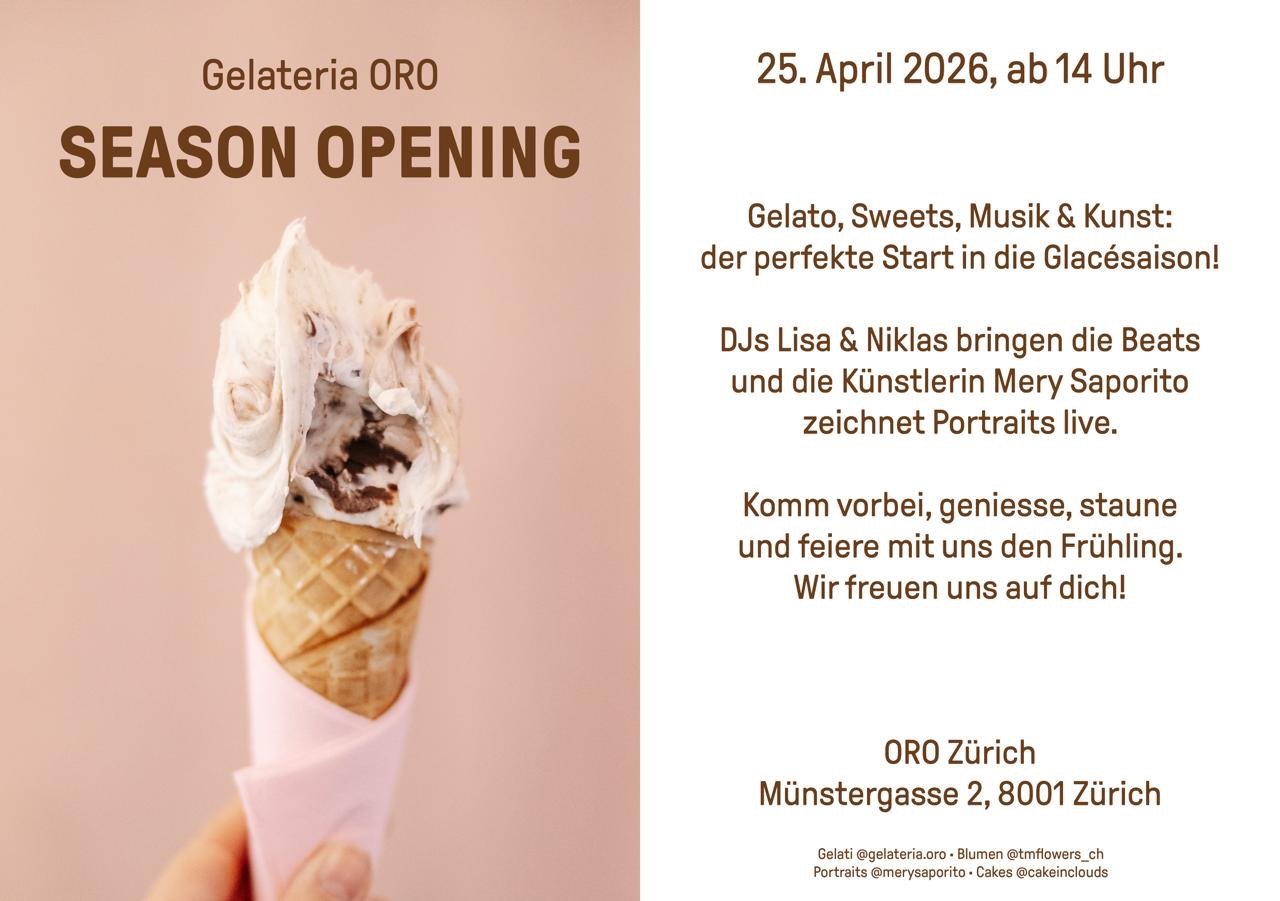 SEASON OPENING 25.April 2026 🙌🏽🪩🍦🌸