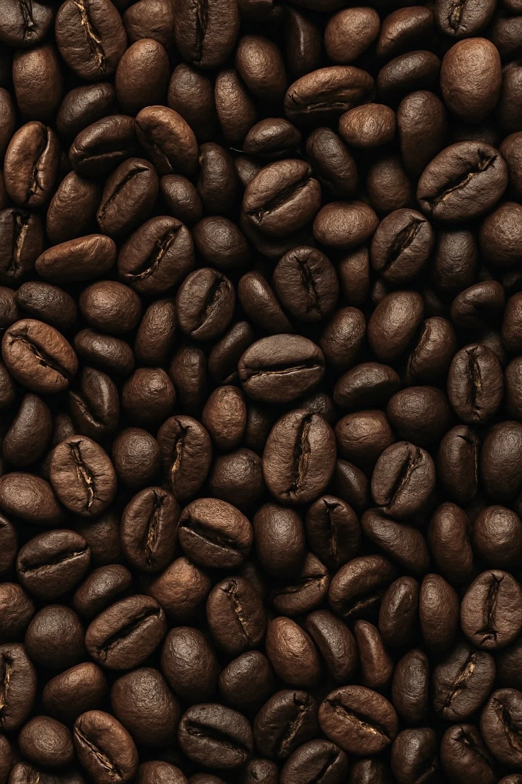 Kaffeebohnen in Haufen