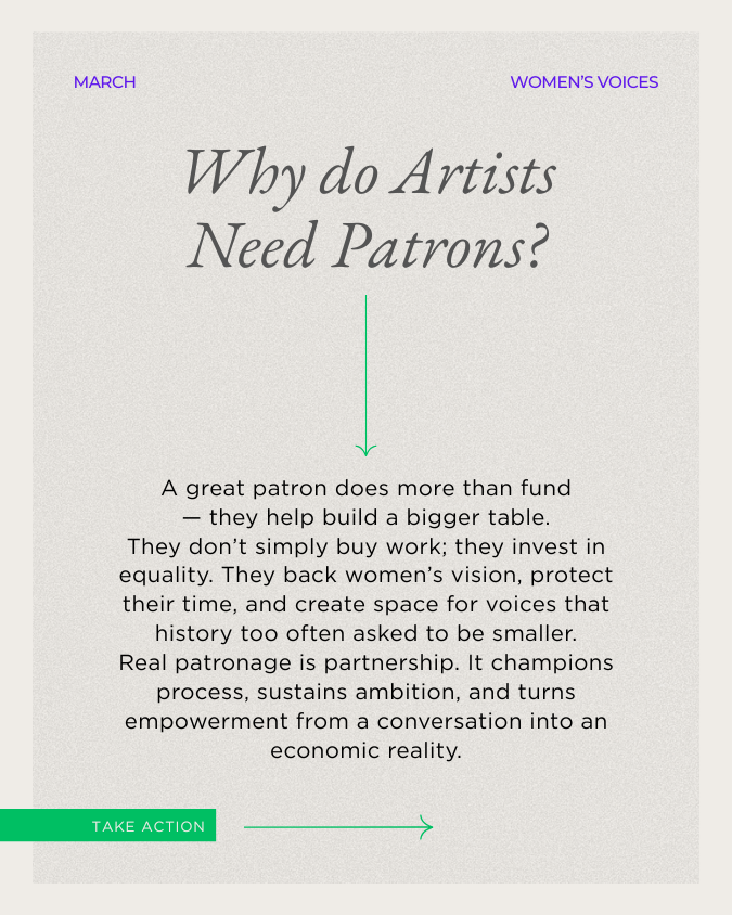 Why Do Artists Need Patrons?