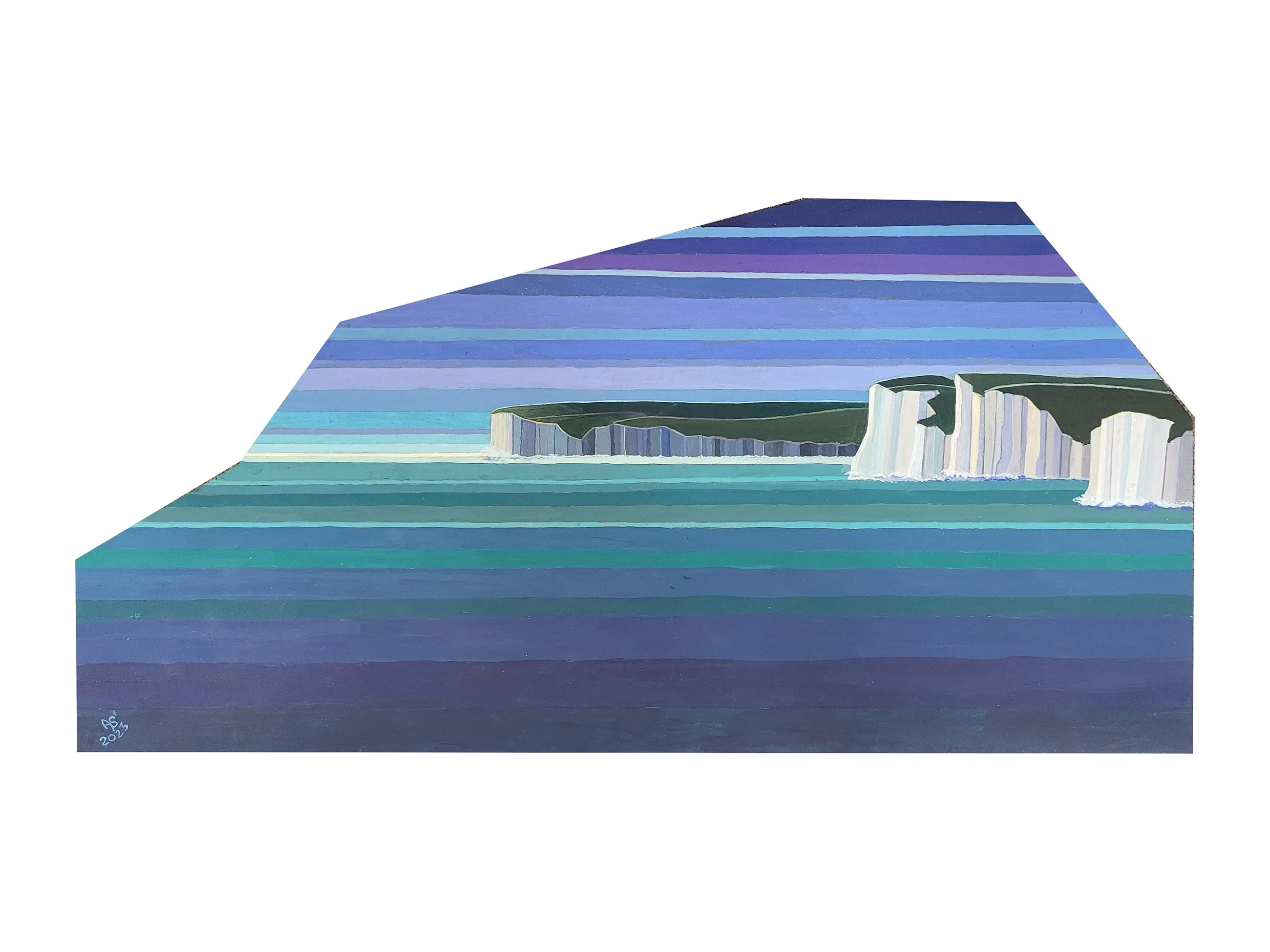 Andrea Bassil-Looking Westwards-30 x 61 cm.jpg