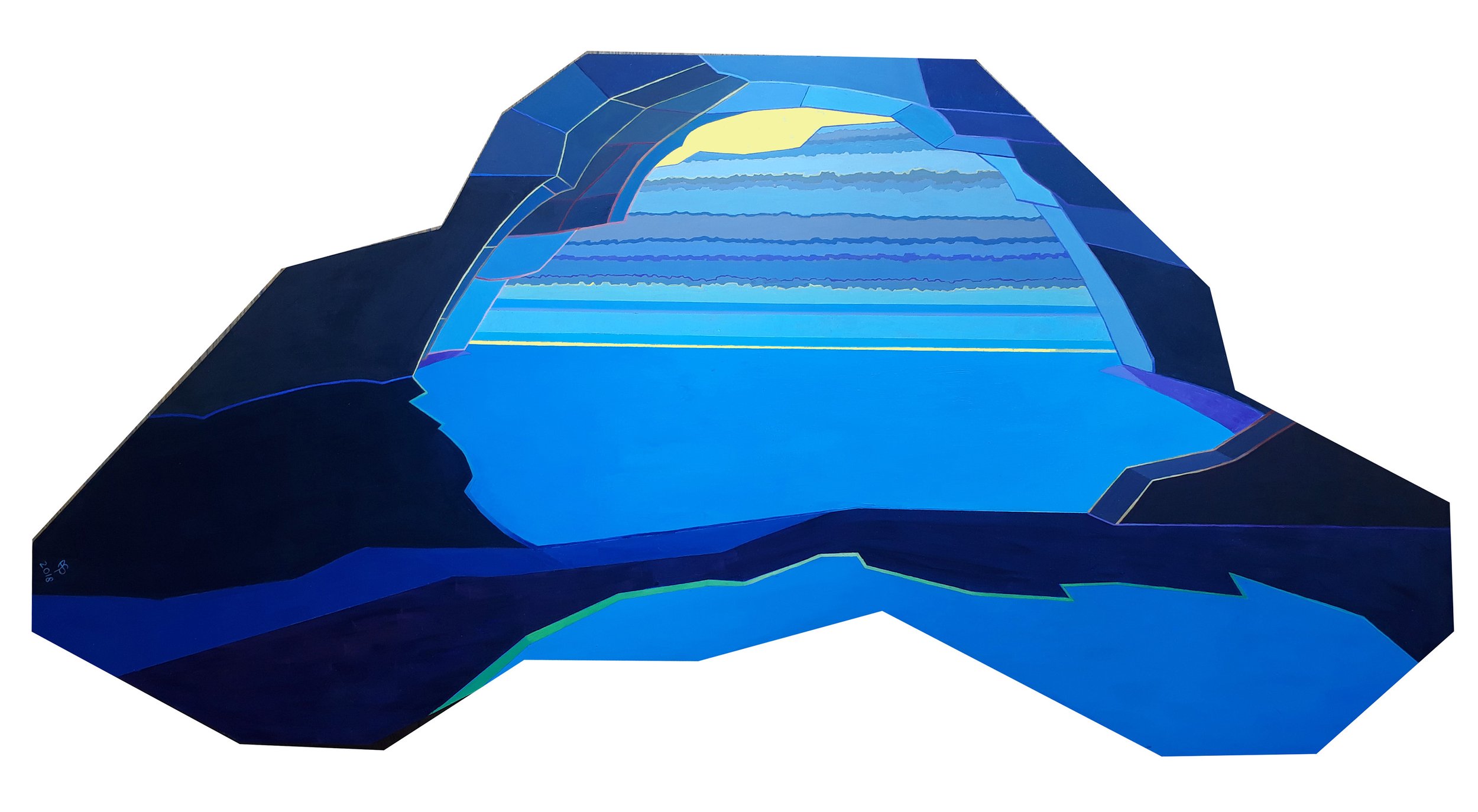 Andrea Bassil-The Blue Grotto-62 cm x 122 cm (1).jpg