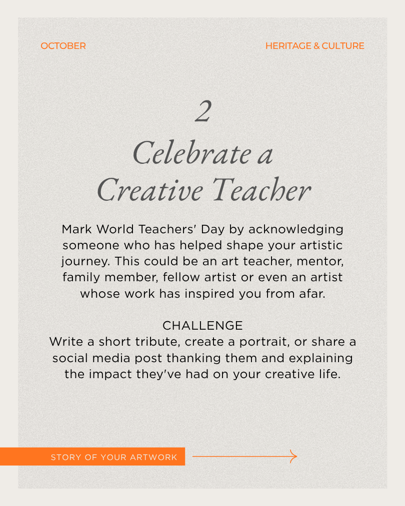 Celebrate a Creative Teacher