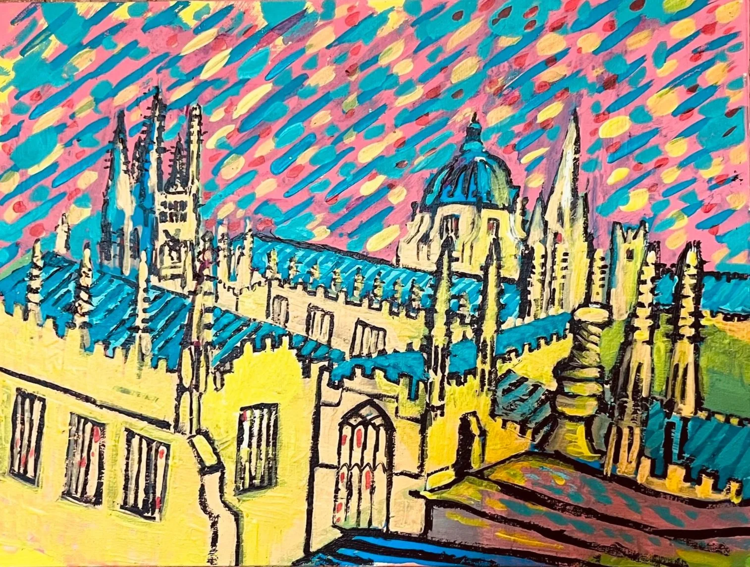 Alex Singleton, Bodleian Library from Sheldonian Theatre