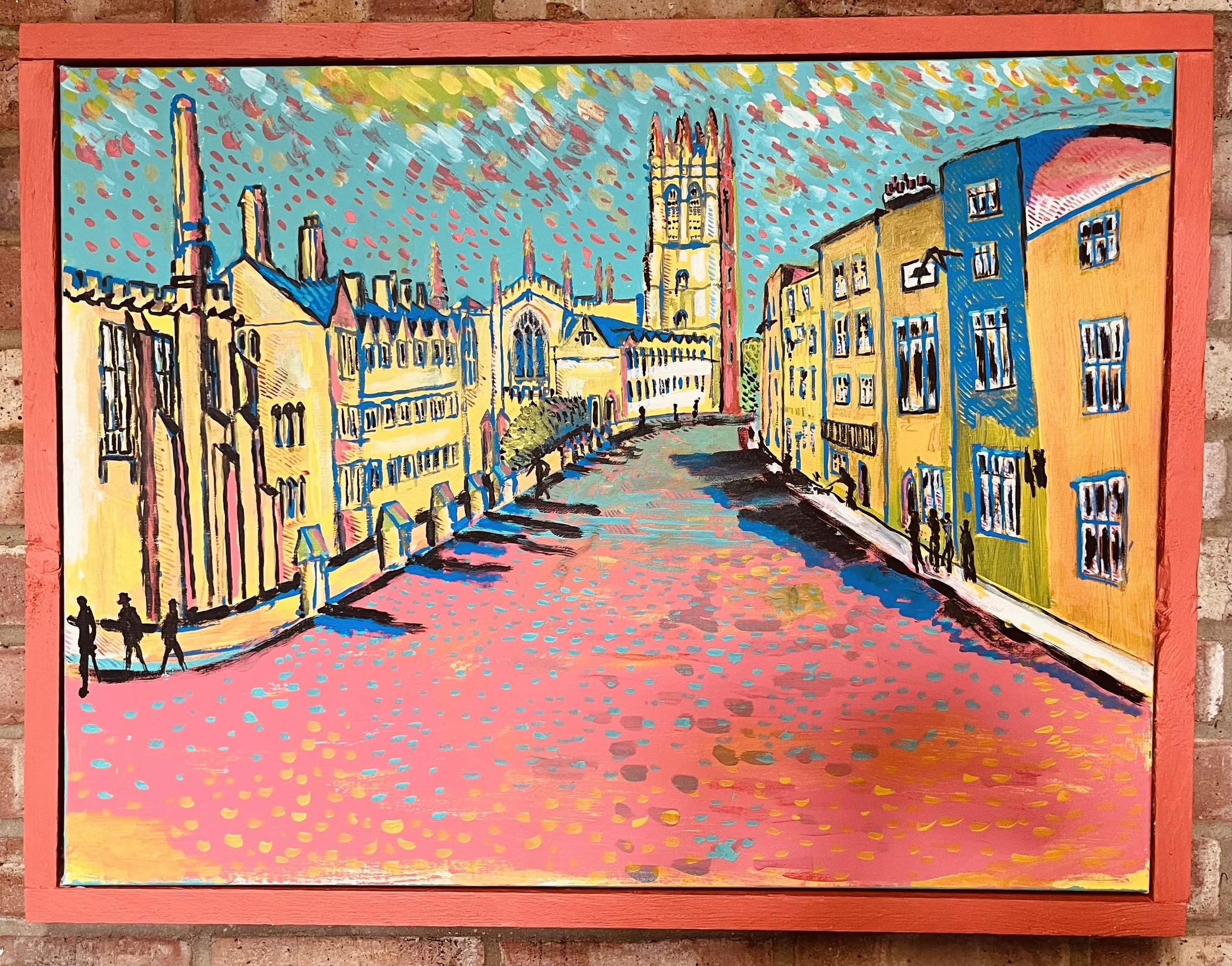 Alex-Singleton_Magdalen College on the High Street Framed.jpg