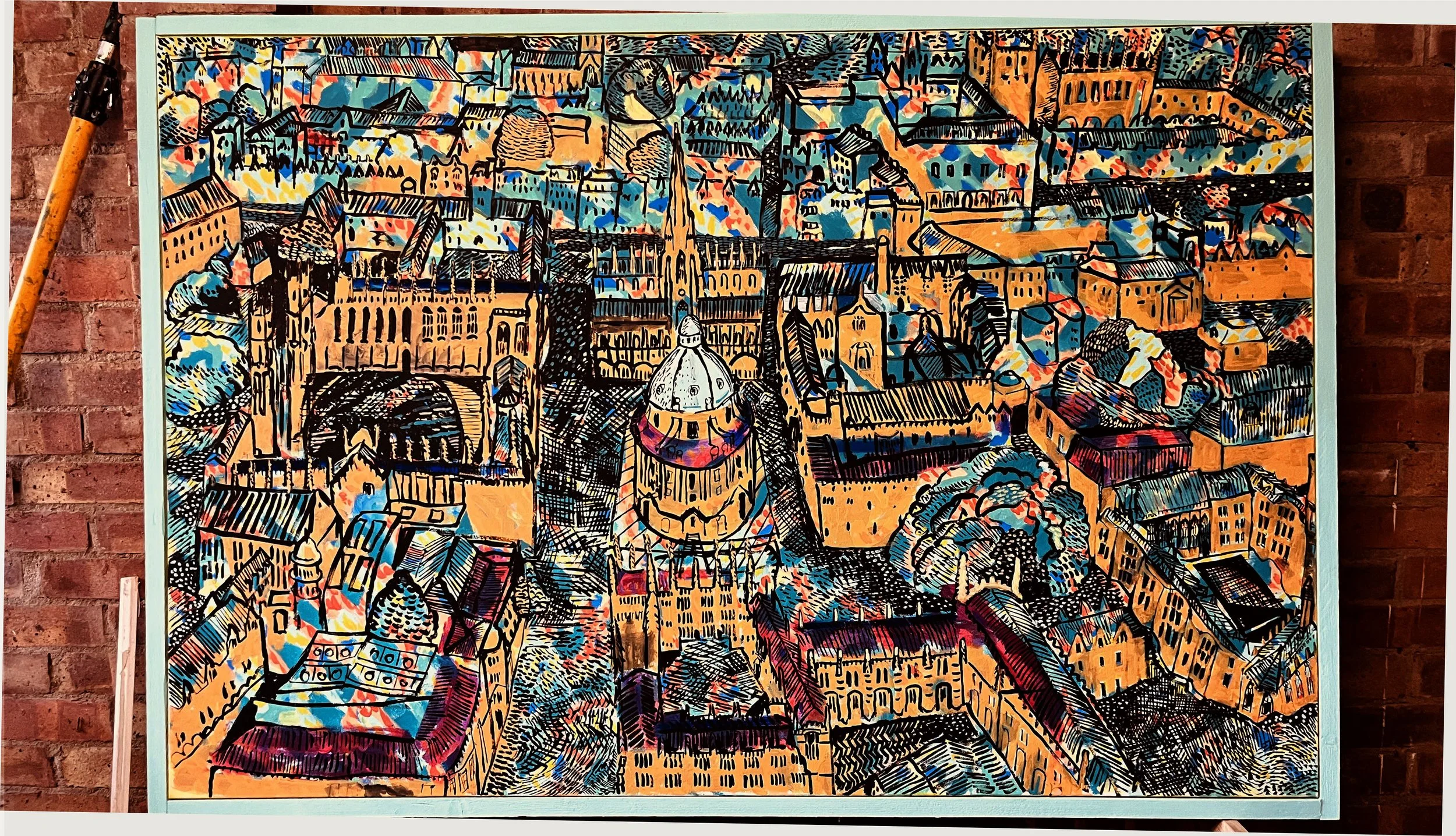 Alex-Singleton_Ariel View of Oxford framed.jpg
