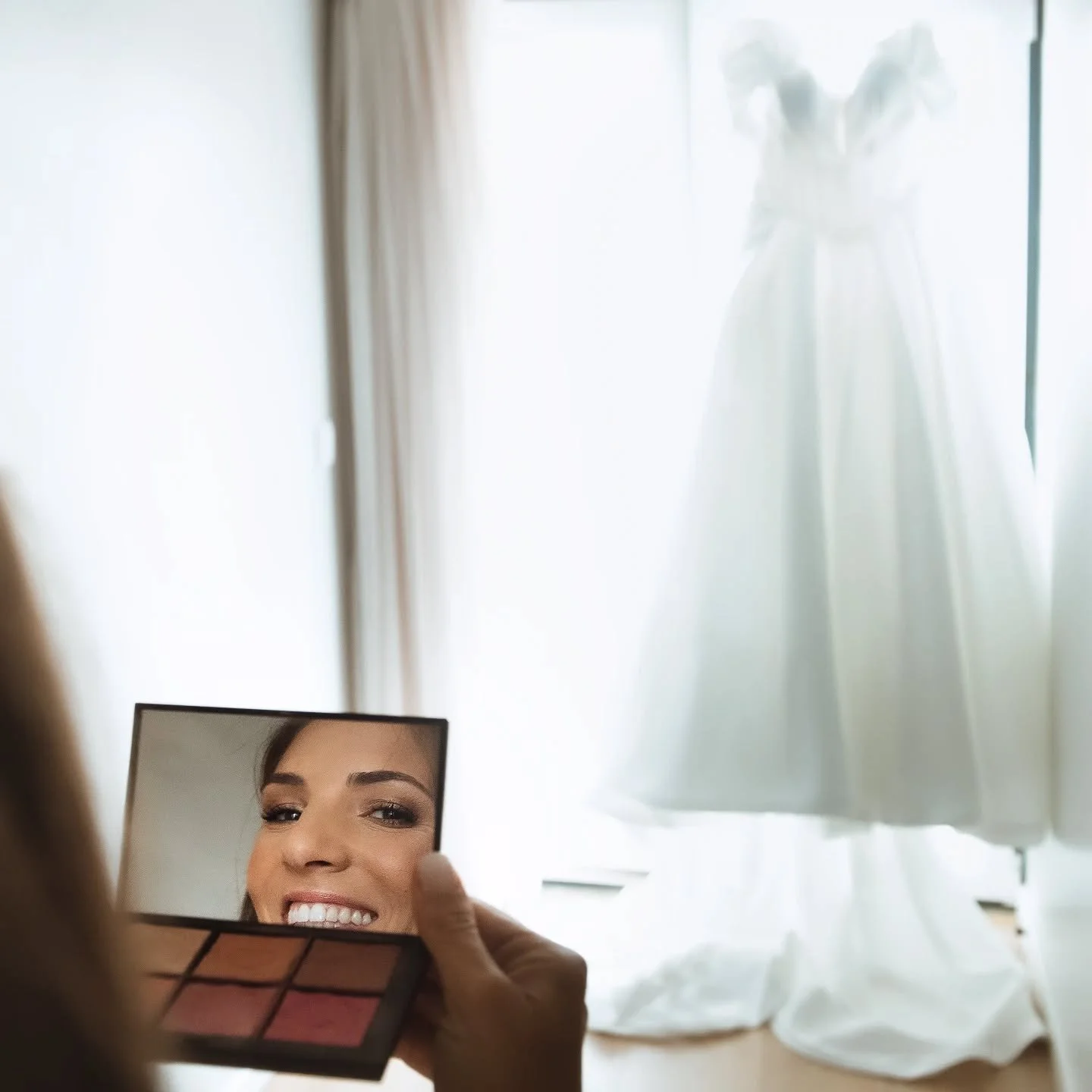 Beautiful bride and dress