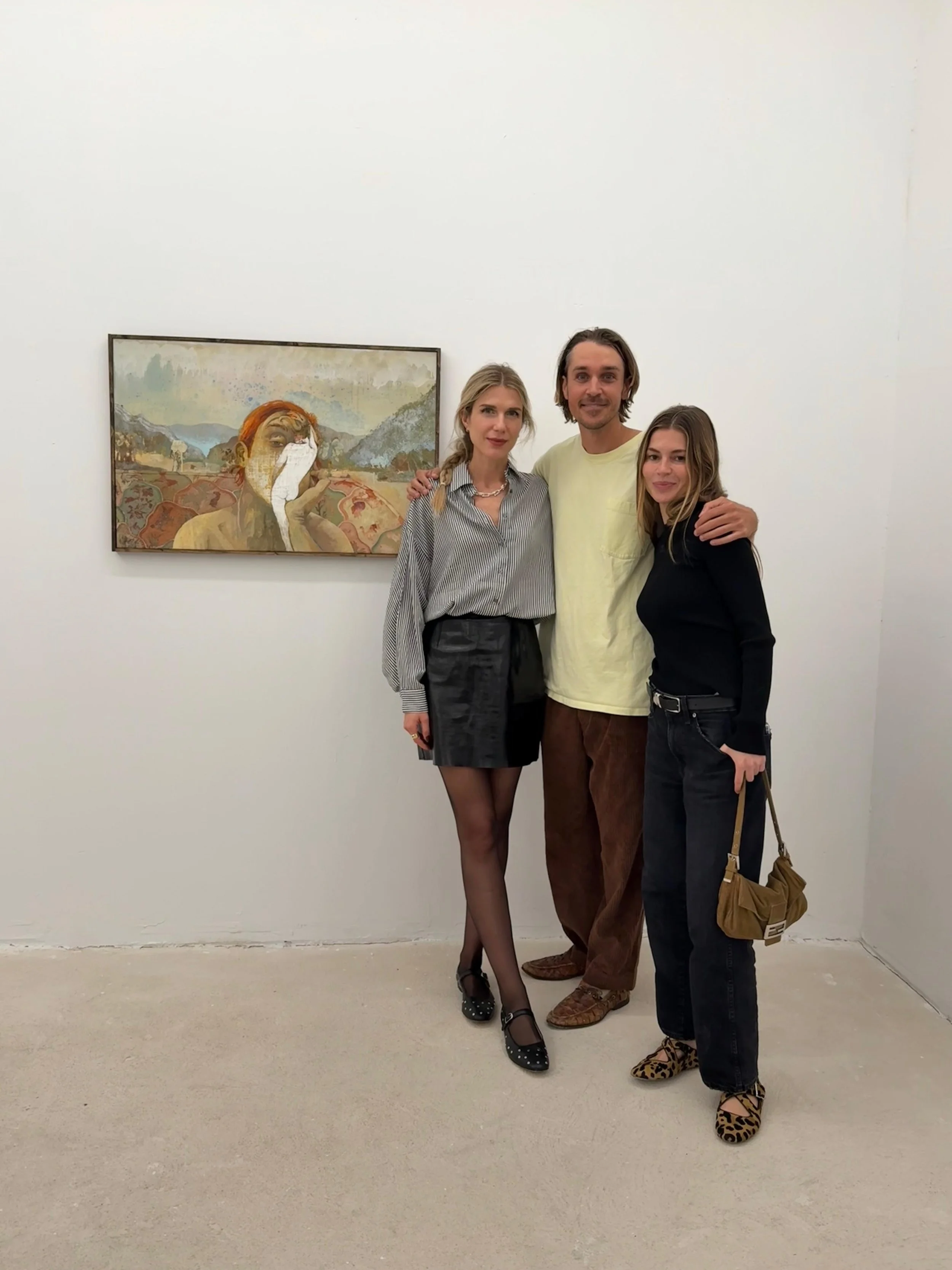 Maria-Theresia Mathisen with Casey Bolding and Polina Berlin