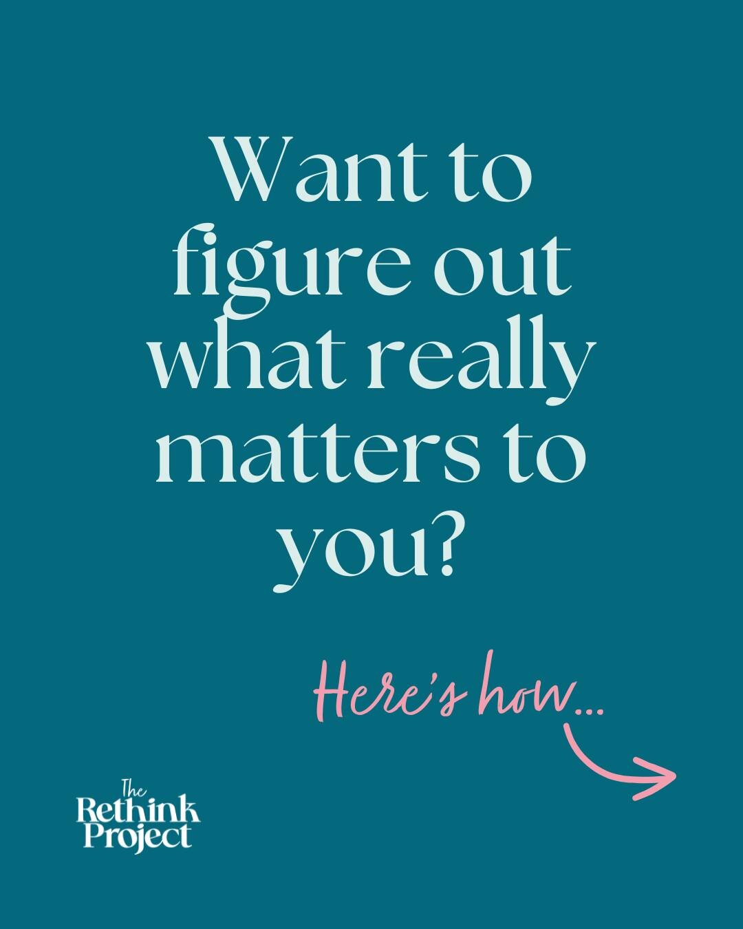 Does something just feel 'off?'

Sometimes things just don't feel right but you can't put your finger on what exactly it is and therefore needs to change.

If that's you, revisit what really matters to you.

Then you can explore to what extent these 