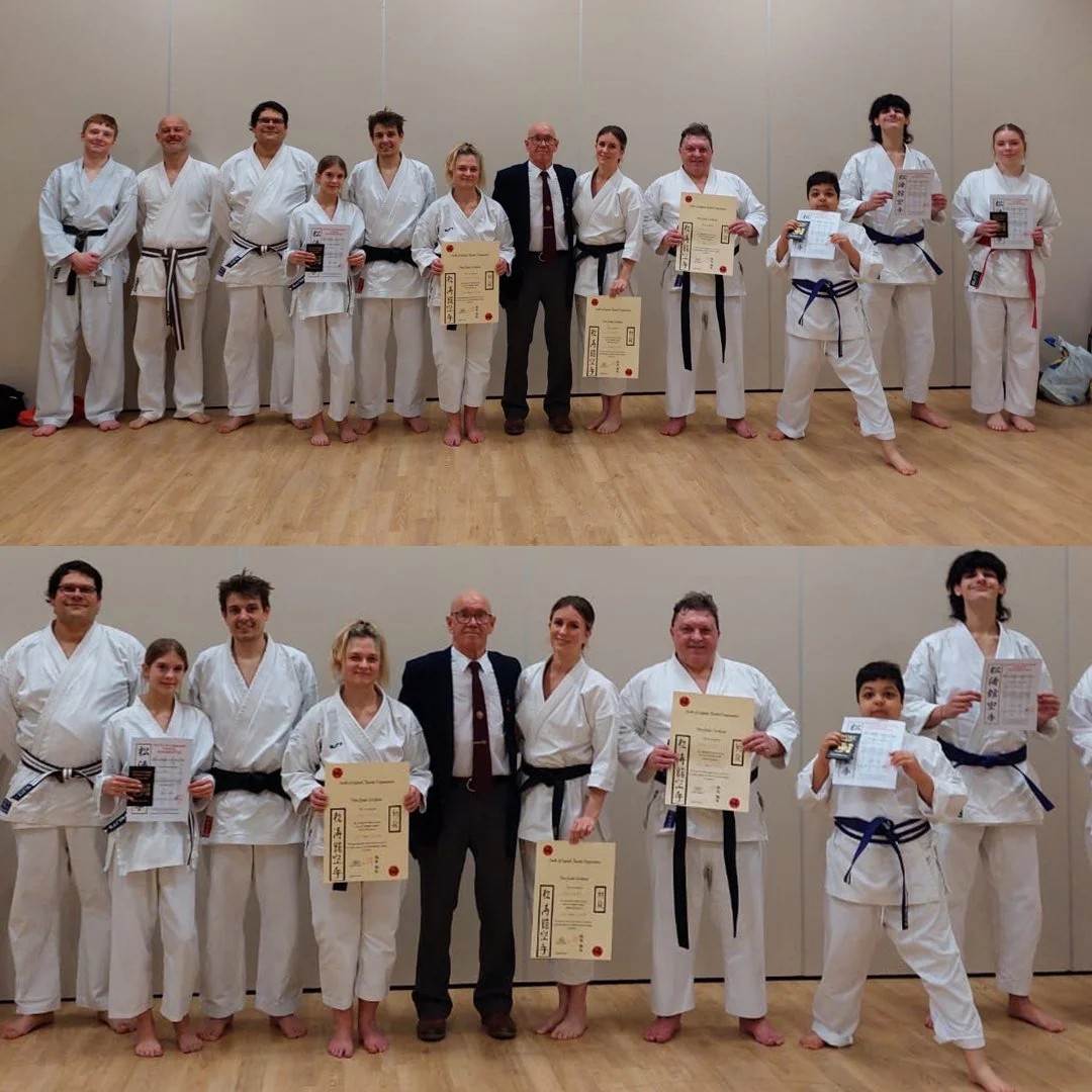 Congratulations to everyone who passed their recent grading, fantastic effort all round! Let&rsquo;s keep the momentum going as we head towards the next one.

Special shoutouts to Richard Pitman on achieving his 1st Dan (Shodan), and Christina Smith 