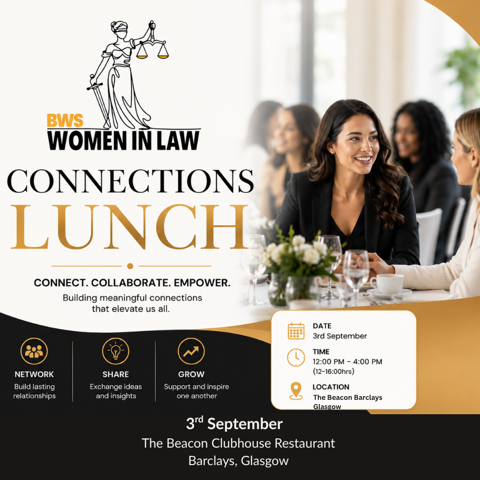 BWS Women in Law CONNECTIONS LUNCH - One Ticket