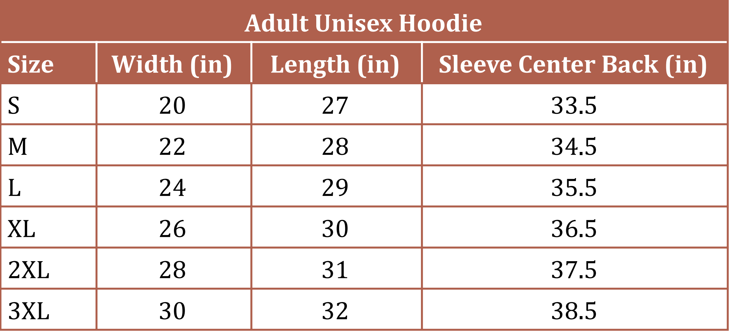 ADULT UNISEX HOODIE