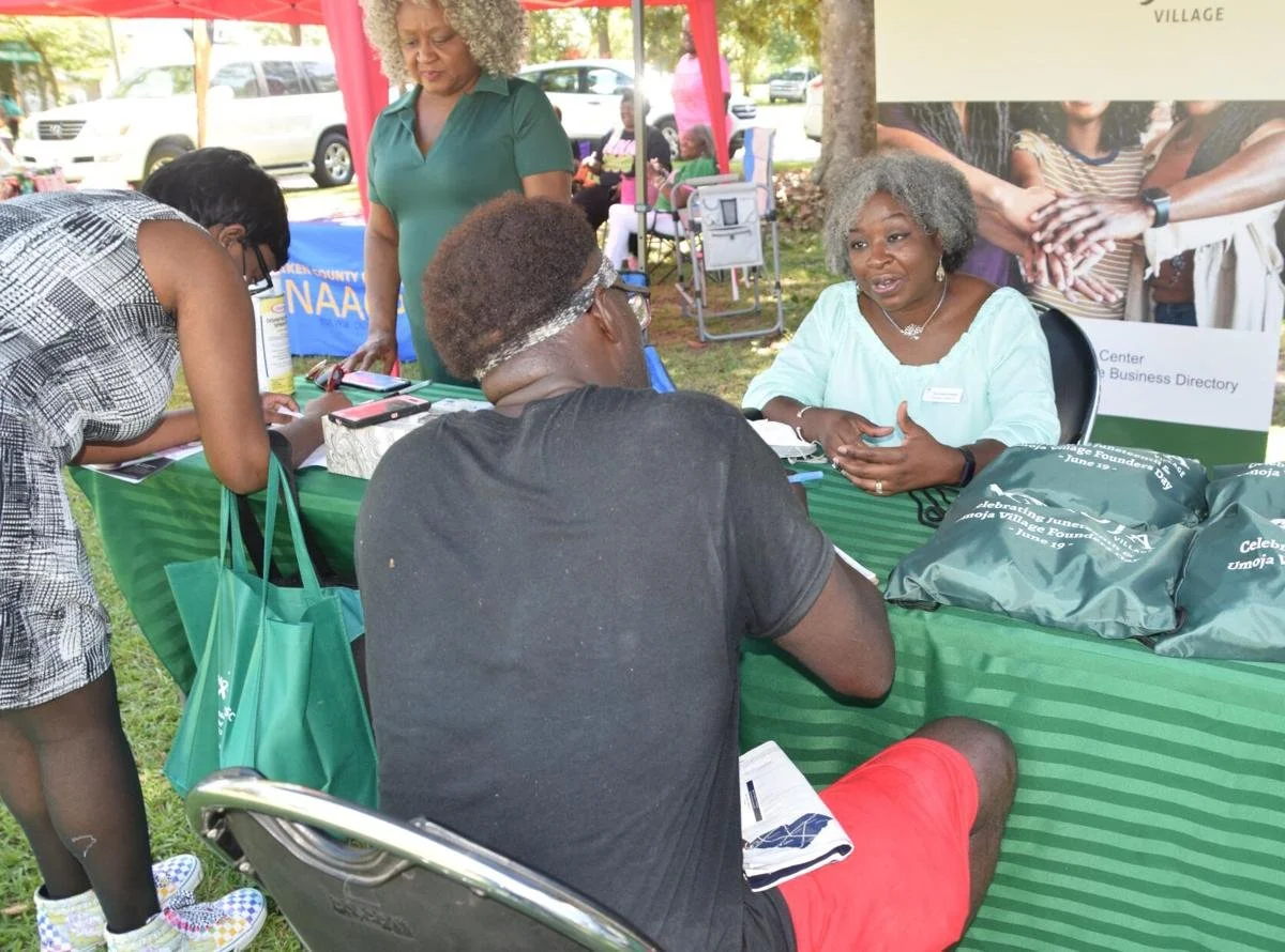 Umoja Village Offers Assistance During Healthcare for the Homeless Event at Gyles Park