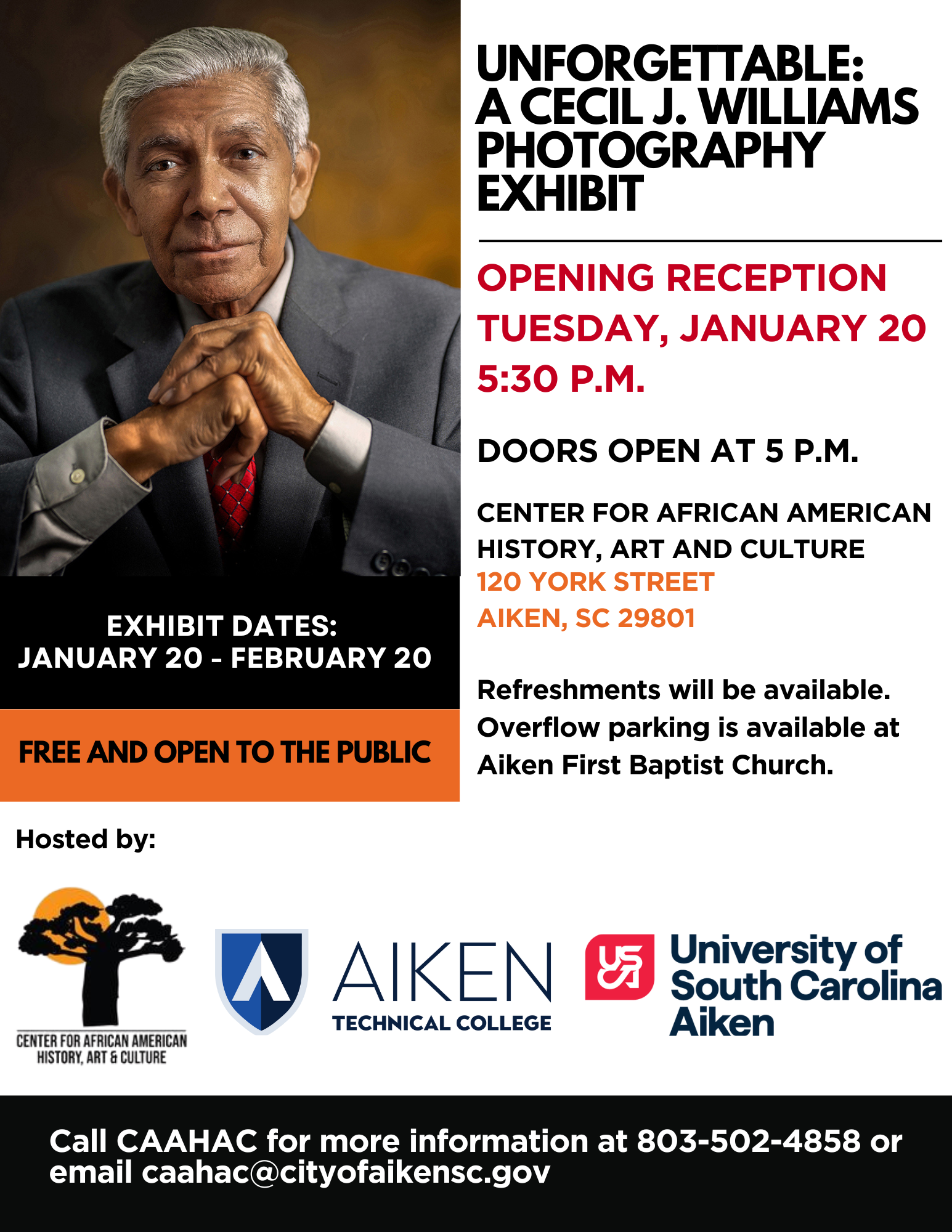  Unforgettable: A Cecil J. Williams Photography Exhibit Opening Reception