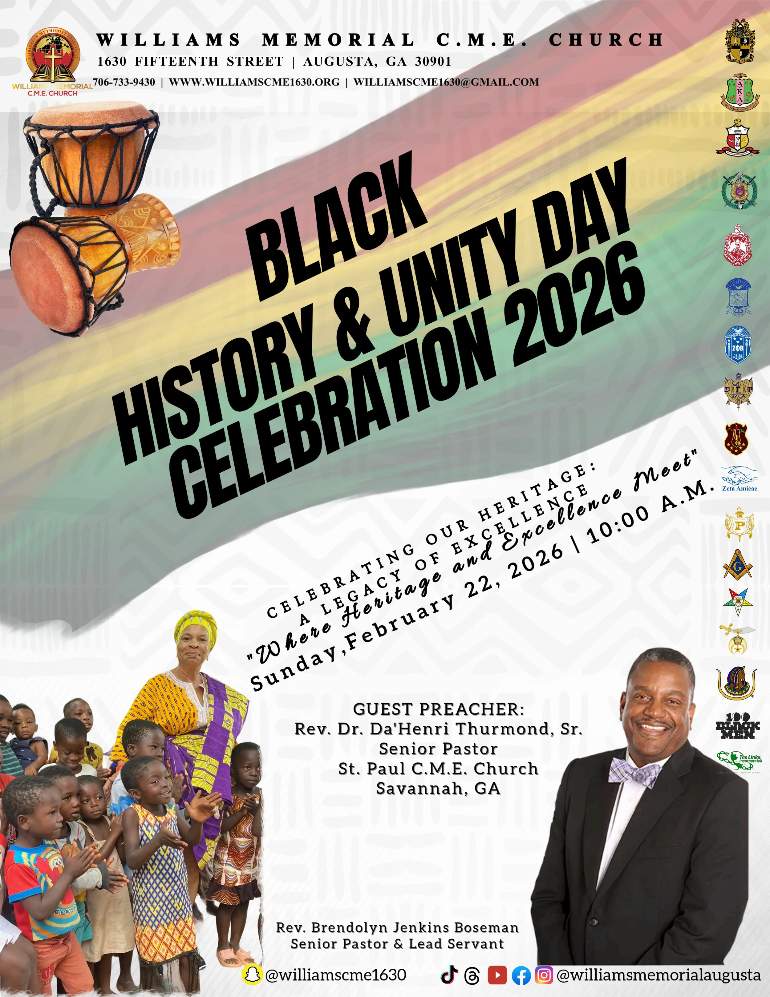 Williams Memorial Black History and Unity Day Celebration