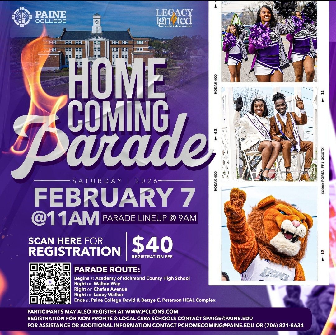 Paine College Homecoming 2026 Parade