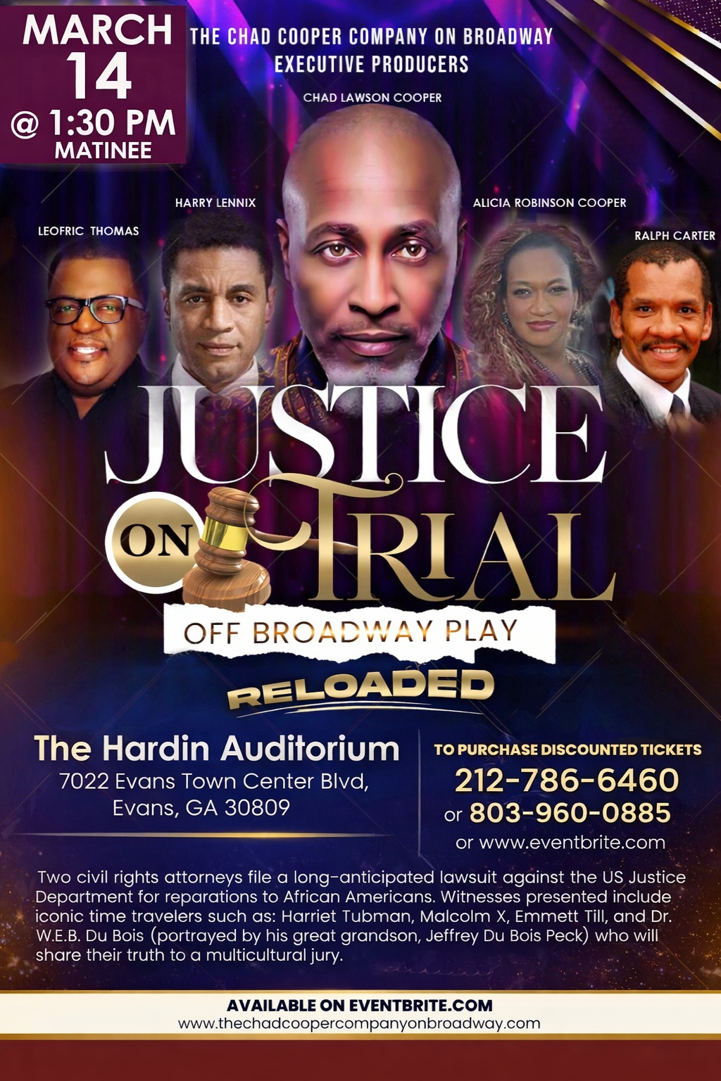  "Justice On Trial" - Off Broadway Play Reloaded