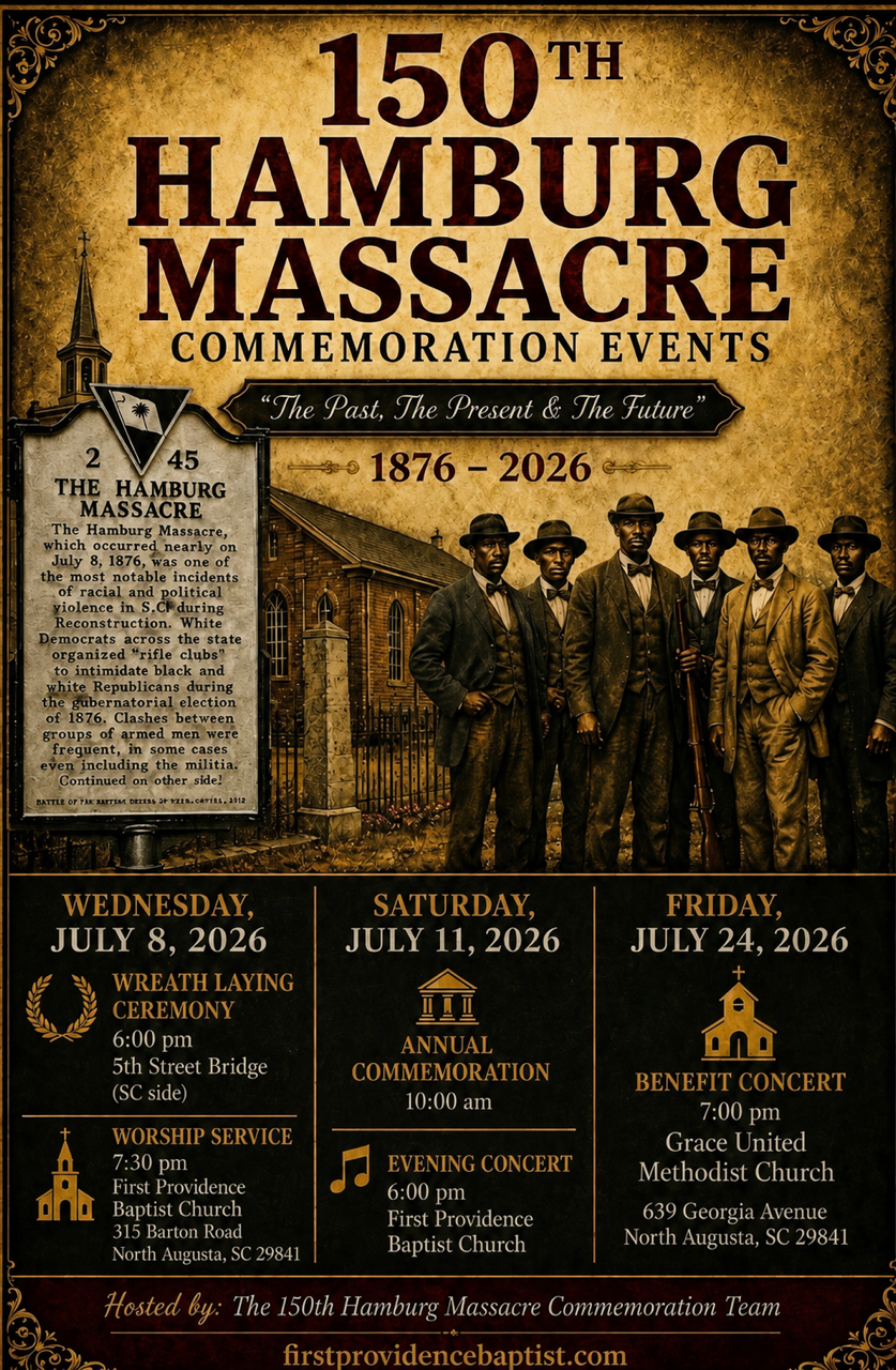 150th Hamburg Massacre Commemoration Events