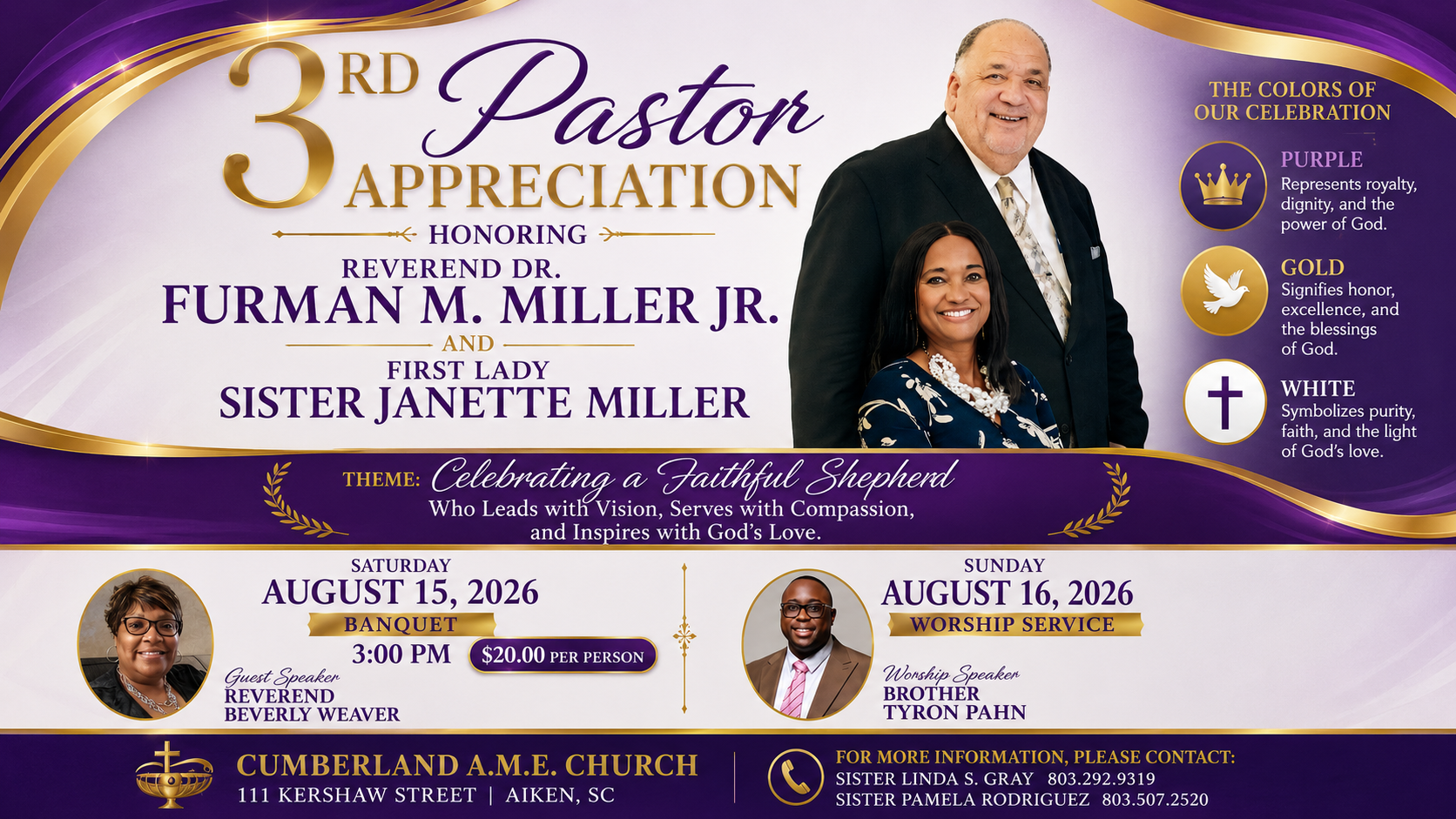 Cumberland AME Church 3rd Pastor Appreciation