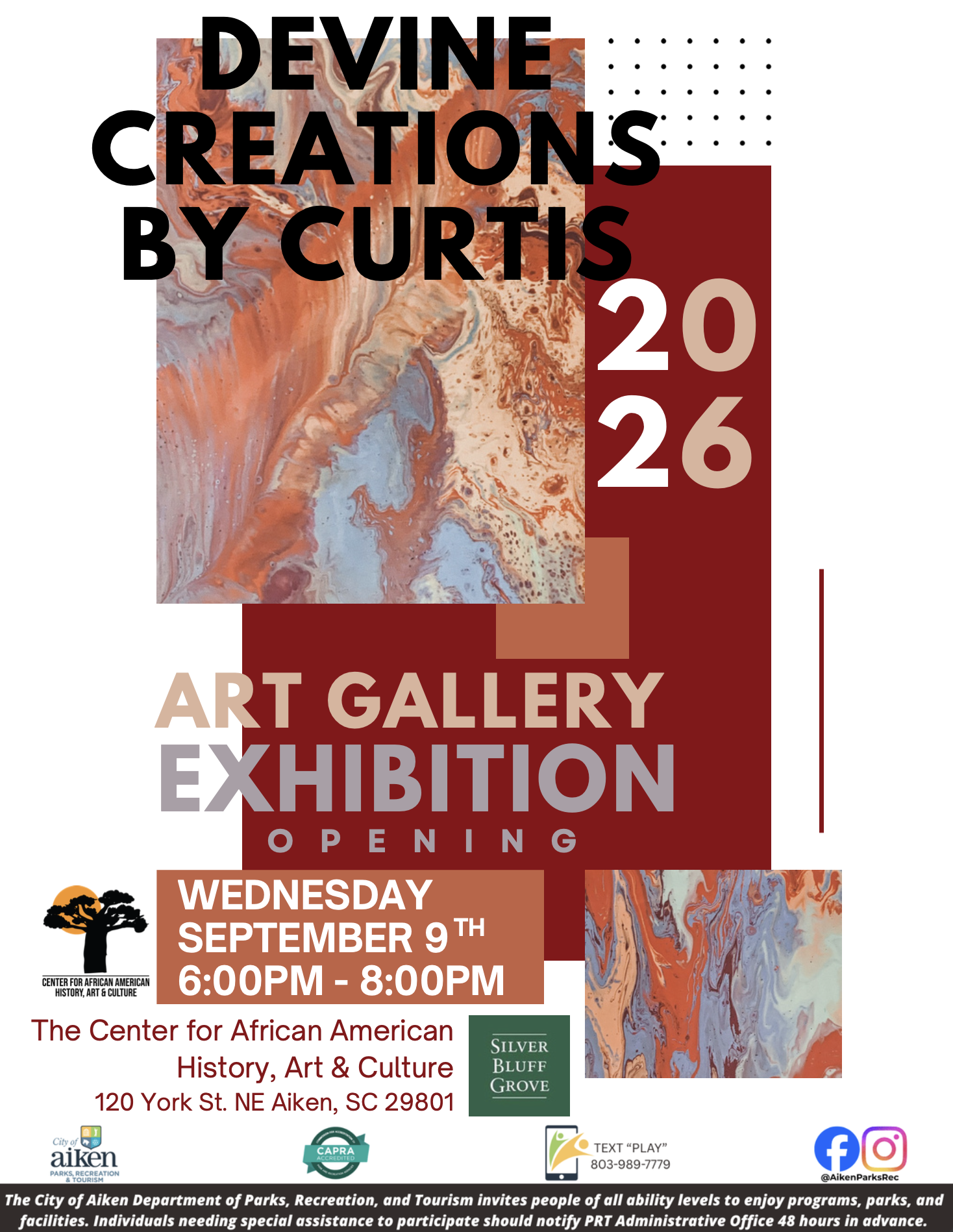 Devine Creations by Curtis Exhibit Opening