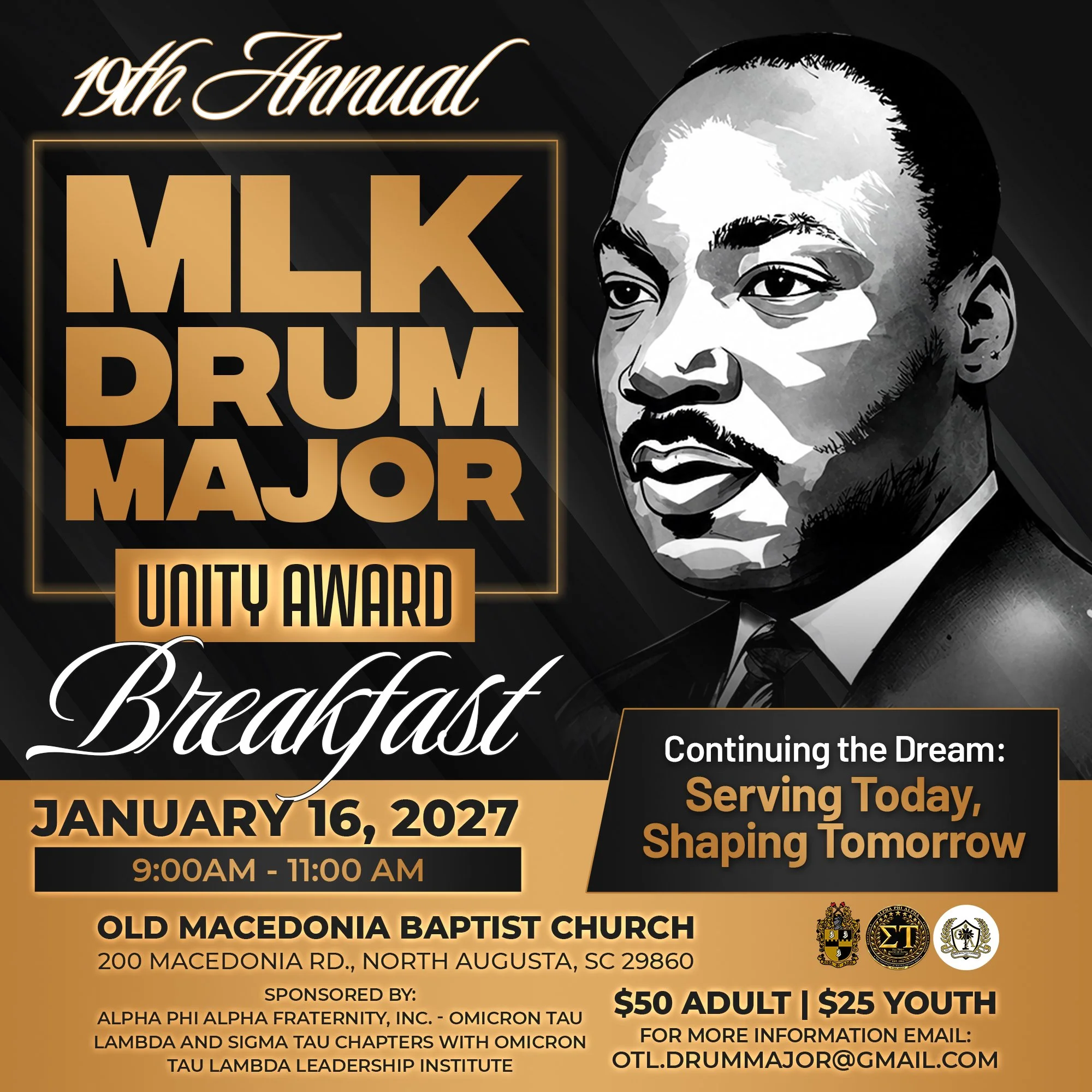 19th Annual MLK Drum Major Unity Awards Breakfast