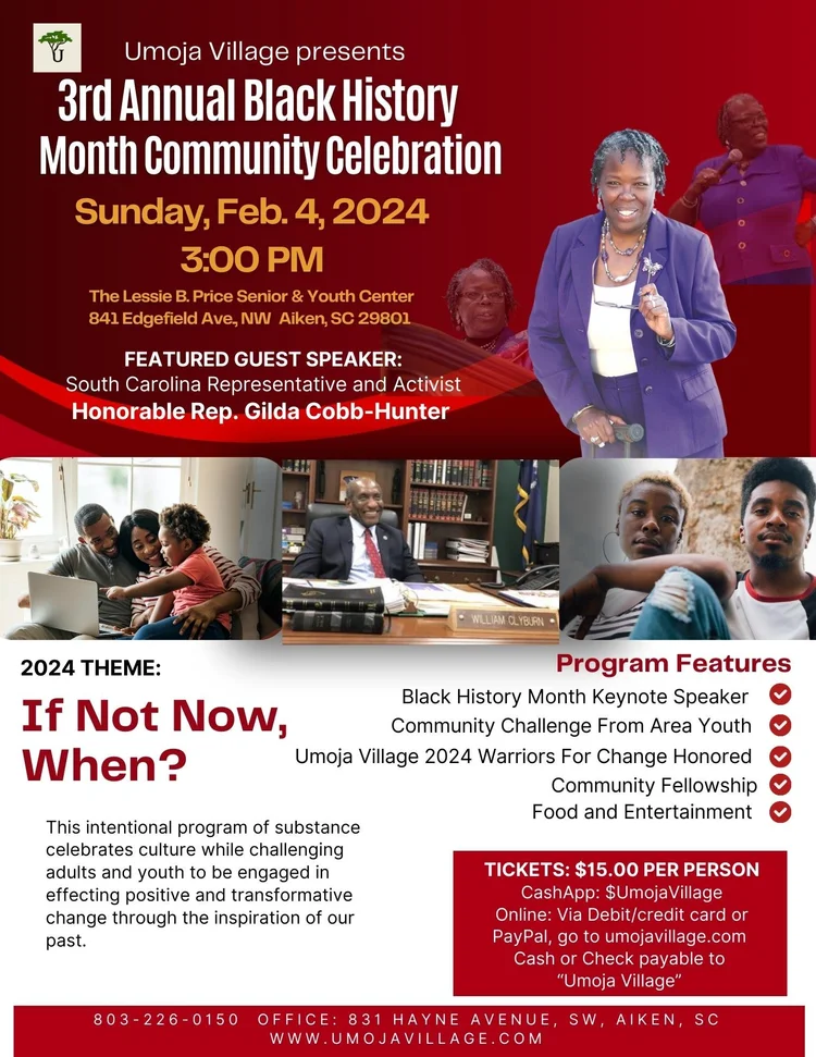 3rd Annual Black History Month Community Celebration — Umoja Village