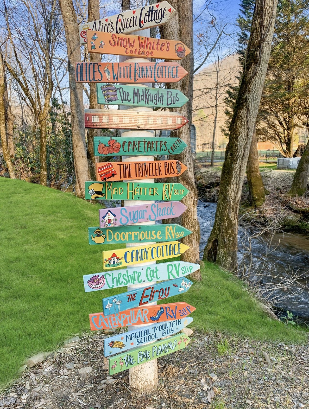 Magical Mountain Resorts Directions Sign.jpg