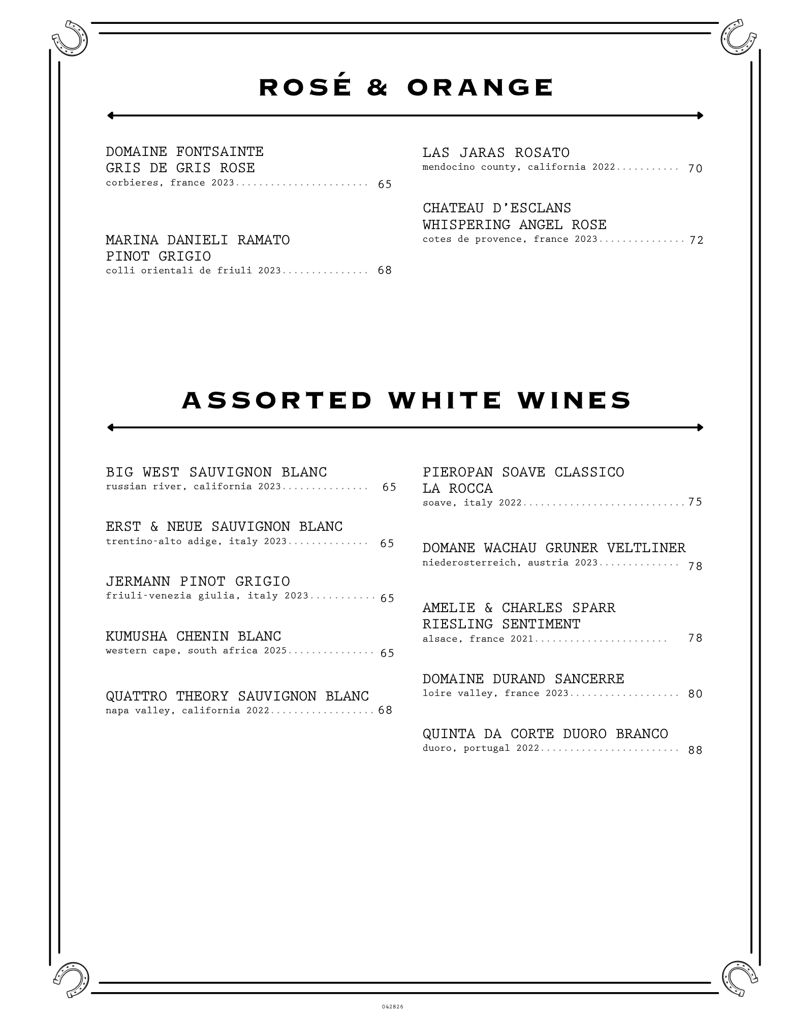 Rose & Orange + Assorted White Wines.png