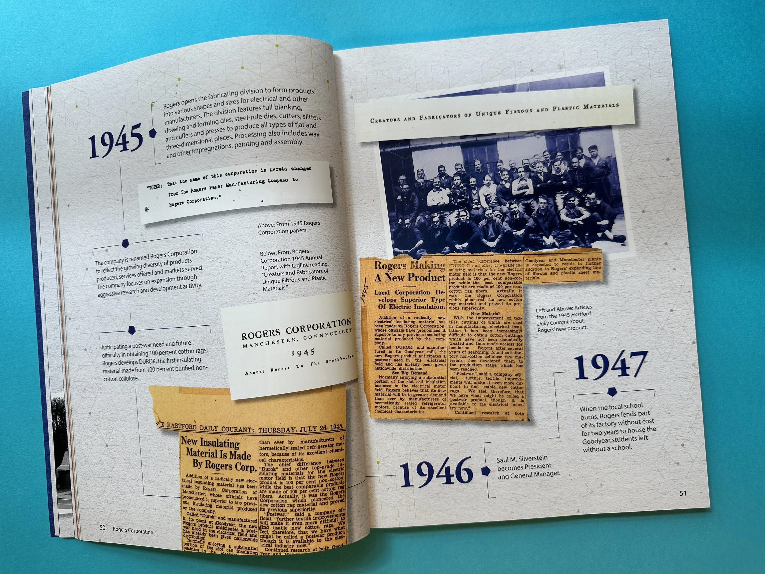 Rogers Corporation History Book