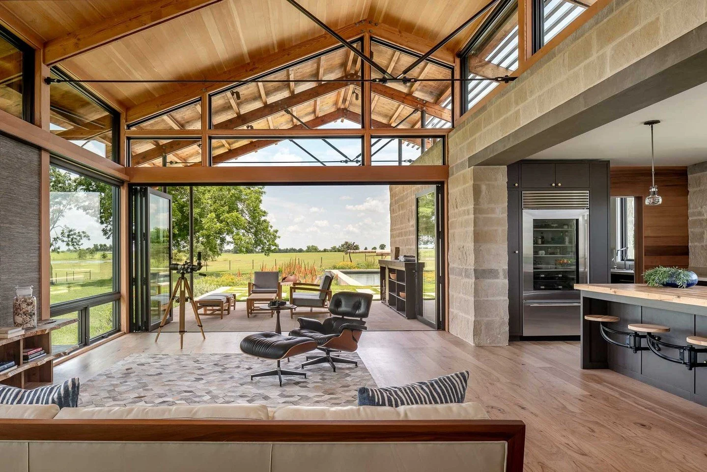 Thoughtful design that dissolves boundaries&mdash;where interior spaces extend naturally into the outdoors.

#CustomHomeBuilder #LuxuryHomeBuilder #ModernLivingSpace #OpenConceptLiving #DesignInspiration #DreamHome #GunnConstructionAndBuilding