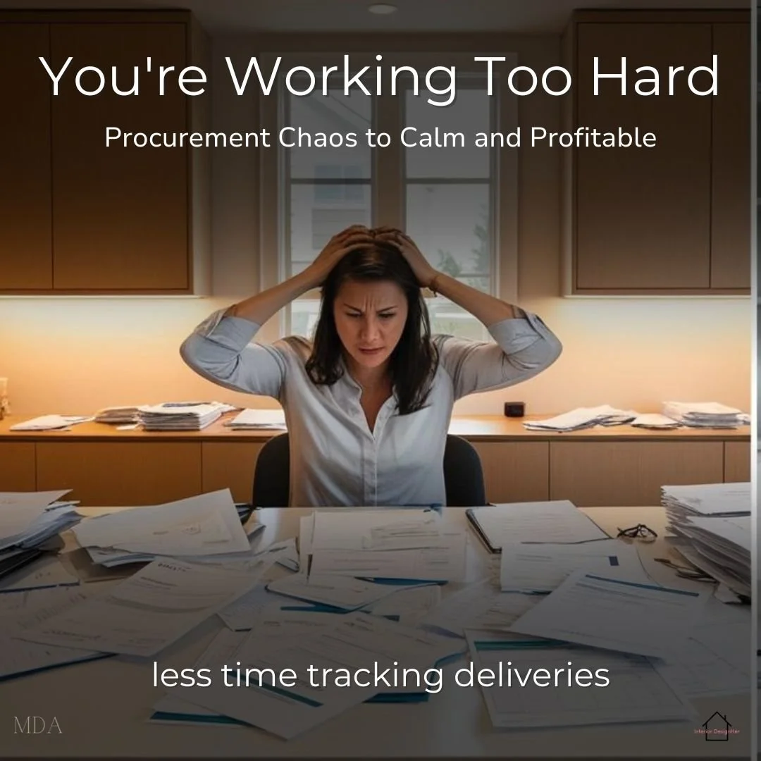 You're Working Too Hard: Interior Design Procurement Doesn't Have to Be This Way | Brittanie Elms episode artwork