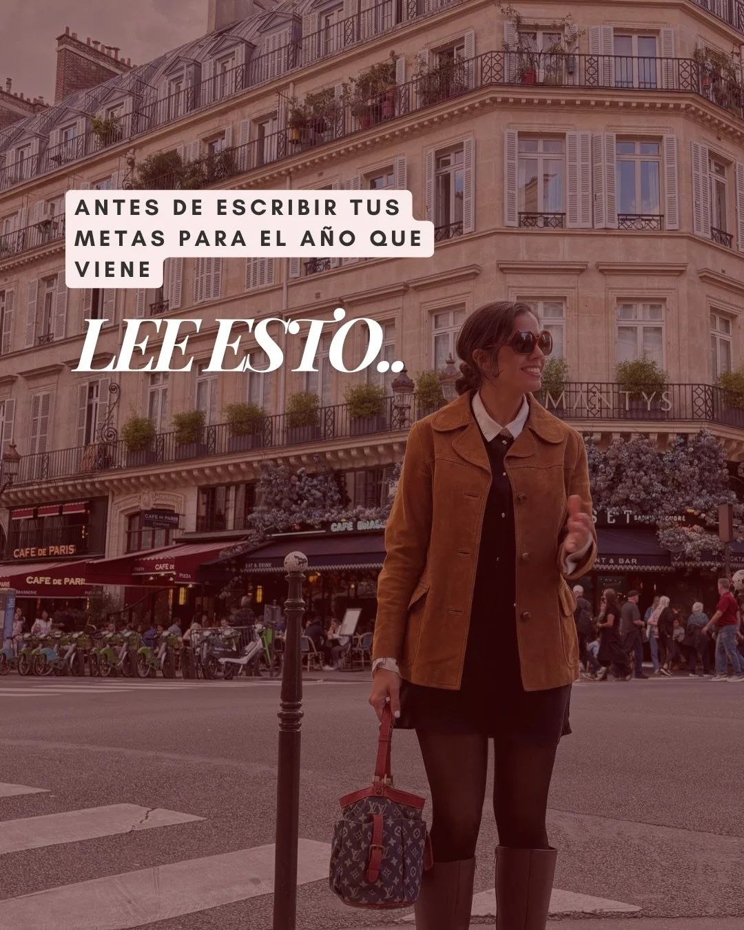 Termina el a&ntilde;o y derrepente o queremos hacer todo, nos frustramos por lo que no hicimos o nos planteamos todos los cambios del pr&oacute;ximo a&ntilde;o 👀 

Pero normalmente lo que necesitamos es m&aacute;s presencia, paciencia con nosotras m