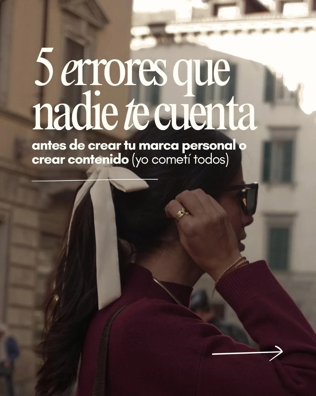 Nadie te habla de esto cuando empez&aacute;s tu marca personal.
No del miedo a publicar. No del s&iacute;ndrome de la impostora que aparece justo antes de dar el paso. No de la trampa de copiar lo que funciona para otras. No de crear desde la urgenci