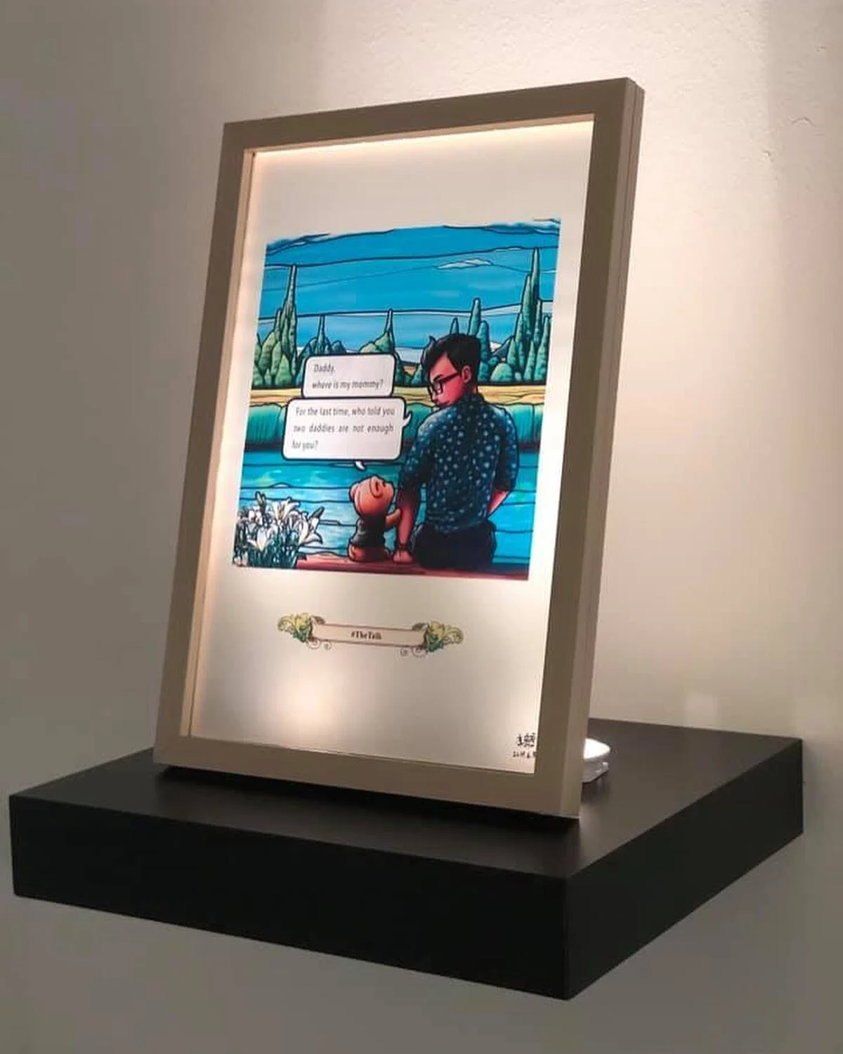 We&rsquo;ve arrived at the final artist participating in our fundraiser: George Lee @george_studio_ 

During his studies at the Frank Mohr Institute, George Lee discovered the core value of his work: humor. Lee found that humor had subconsciously alw