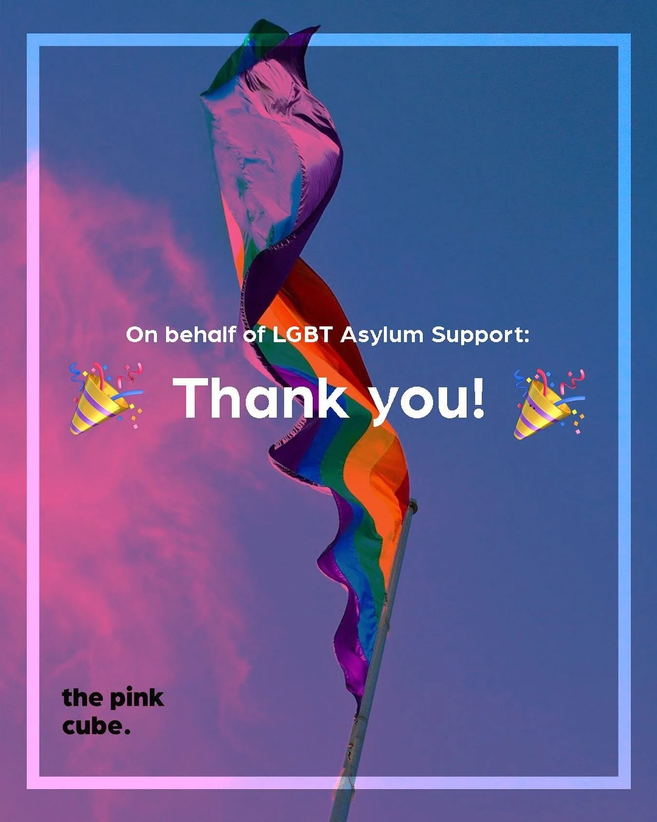 Dear friends, yesterday pride month ended, and with it our fundraiser. Together with your help, we managed to raise &euro;590,- for LGBT Asylum Support! This is the very first project we&rsquo;ve done since we started back in May, and we are very pro