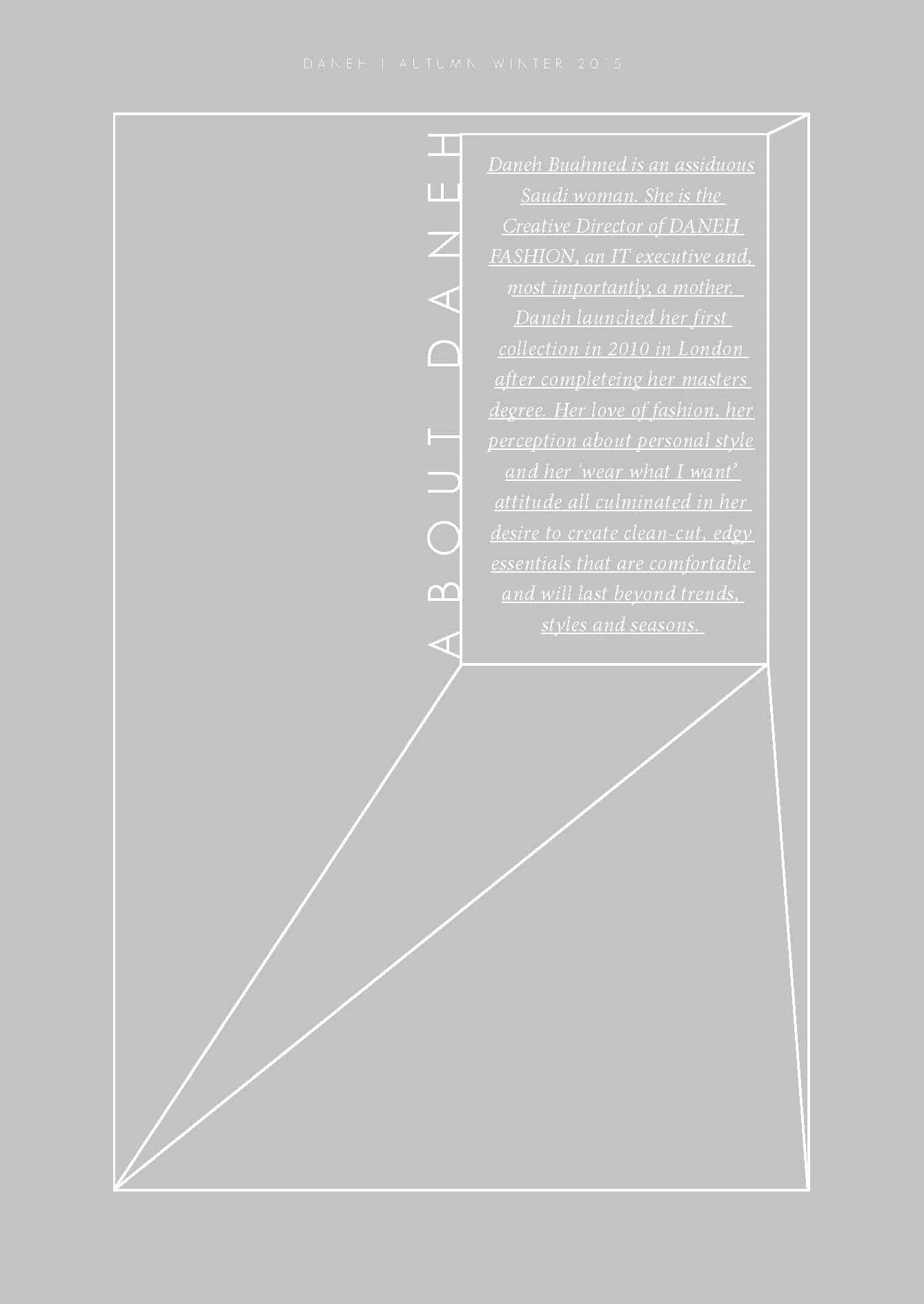 Daneh 2015 Autumn/ Winter Collection