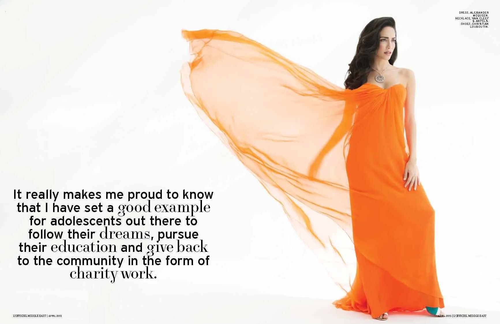 Jessica Kahawaty for LOfficiel Middle East