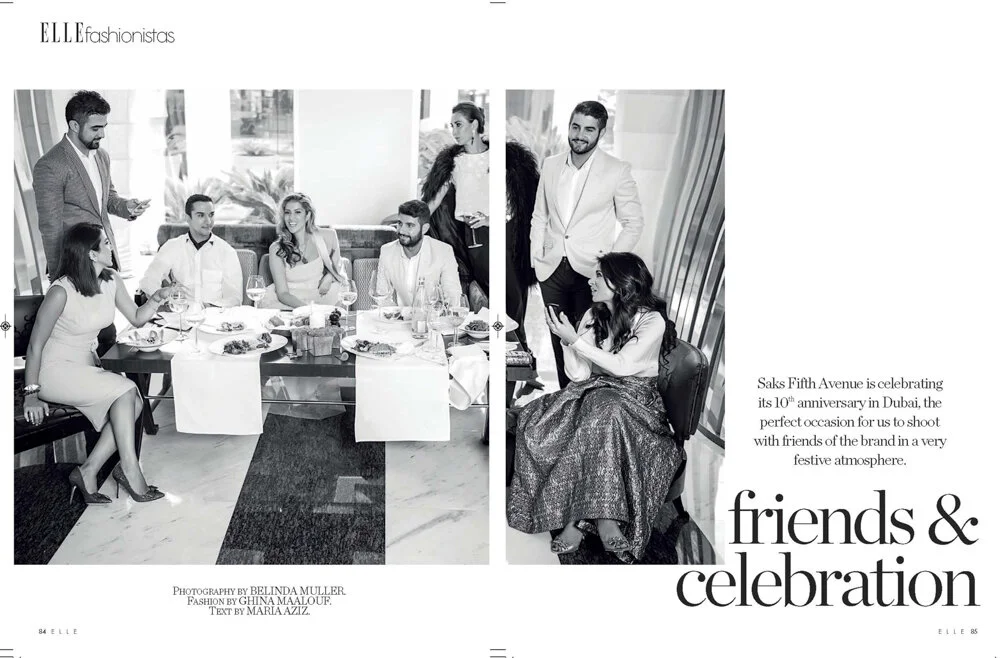 Saks Fifth Avenue ME 10 year anniversary in Elle Arabia