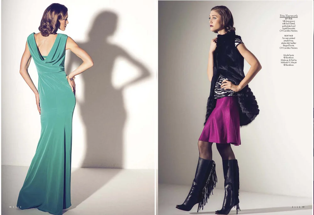 Carolina Herrera editorial for Elle Arabia