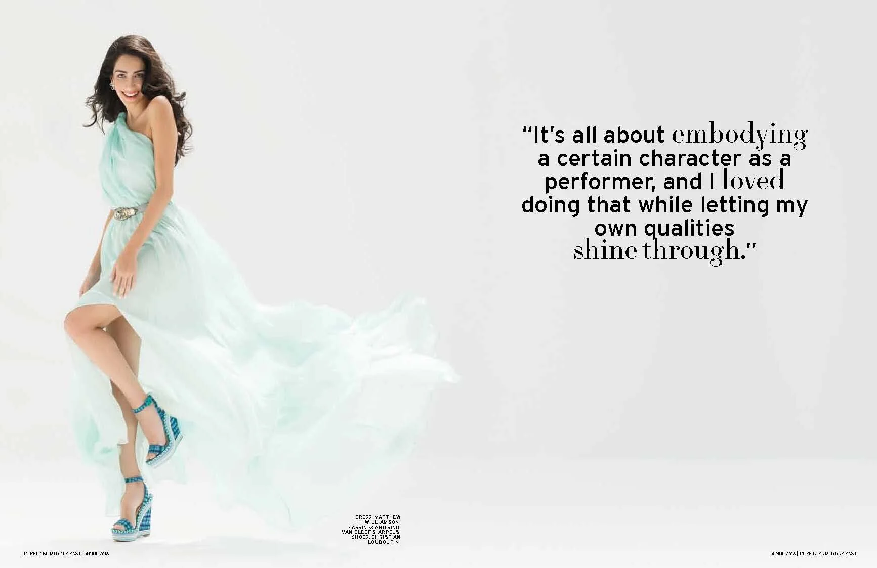 Jessica Kahawaty for LOfficiel Middle East