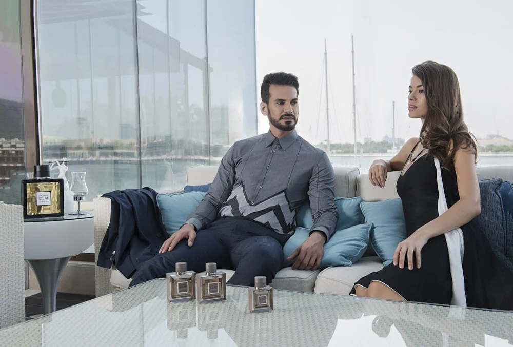 L' Homme Ideal Guerlain perfume, L'Officiel Middle East