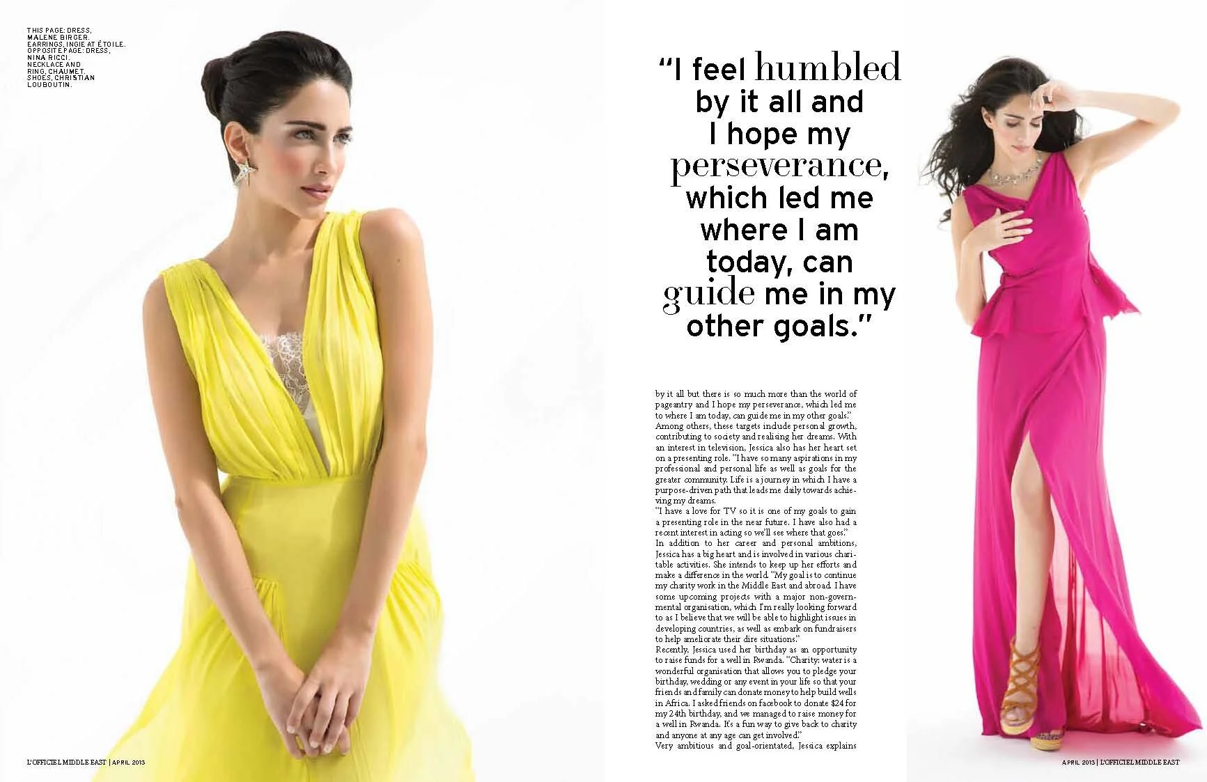 Jessica Kahawaty for LOfficiel Middle East