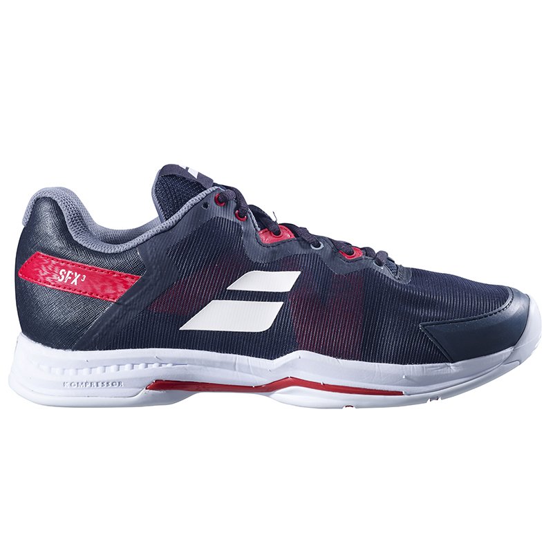 BABOLAT SFX3 ALL COURT MEN'S BLACK/POPPY RED 205463