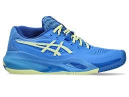 ASICS WOMEN'S GEL RESOLUTION X TENNIS SHOE 1042A279-400 BLUE COAST/HUDDLE YELLOW
