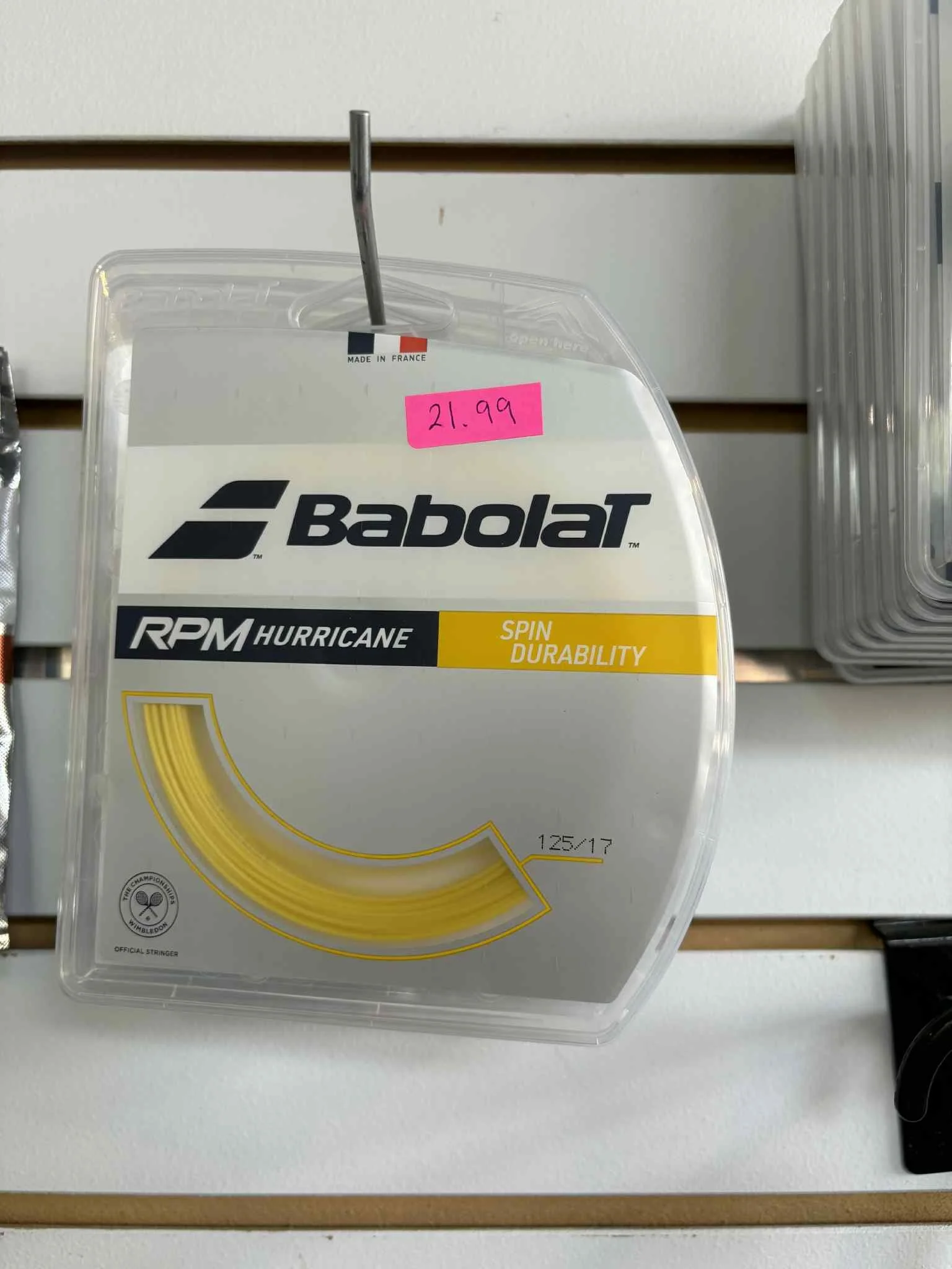 RPM HURRICANE 125/17 MONOFILAMENT STRING