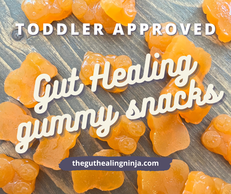 gut healing gummy snacks toddler approved